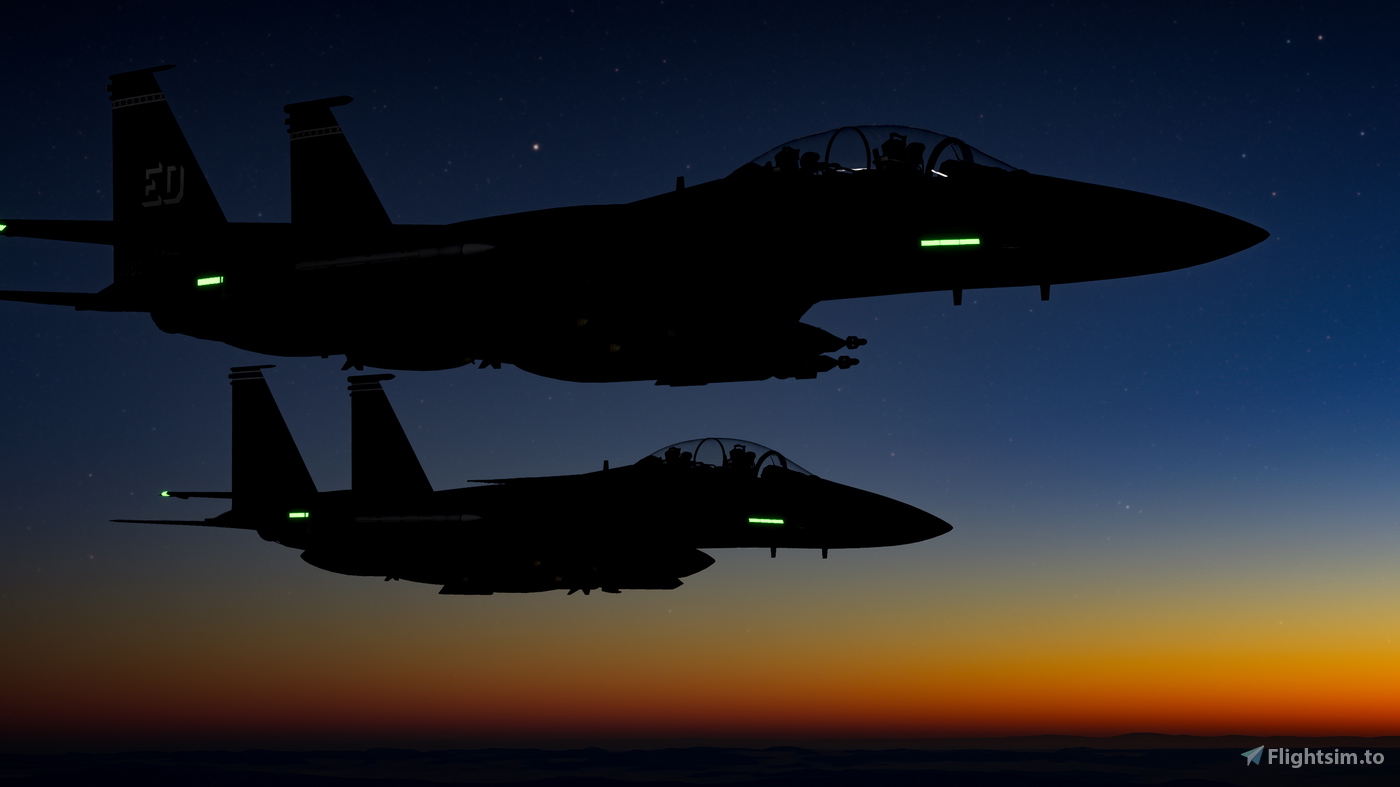 Iris F 15E Strike Eagle Aircraft (Native Conversion) Para Microsoft Flight Simulator