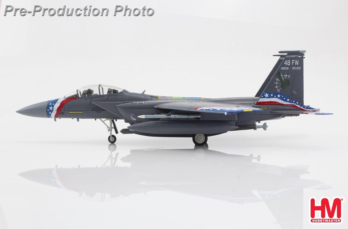 Hobby Master HA4539, F 15E Strike Eagle Liberator 92 0364, 48th FW, USAF, 1:72