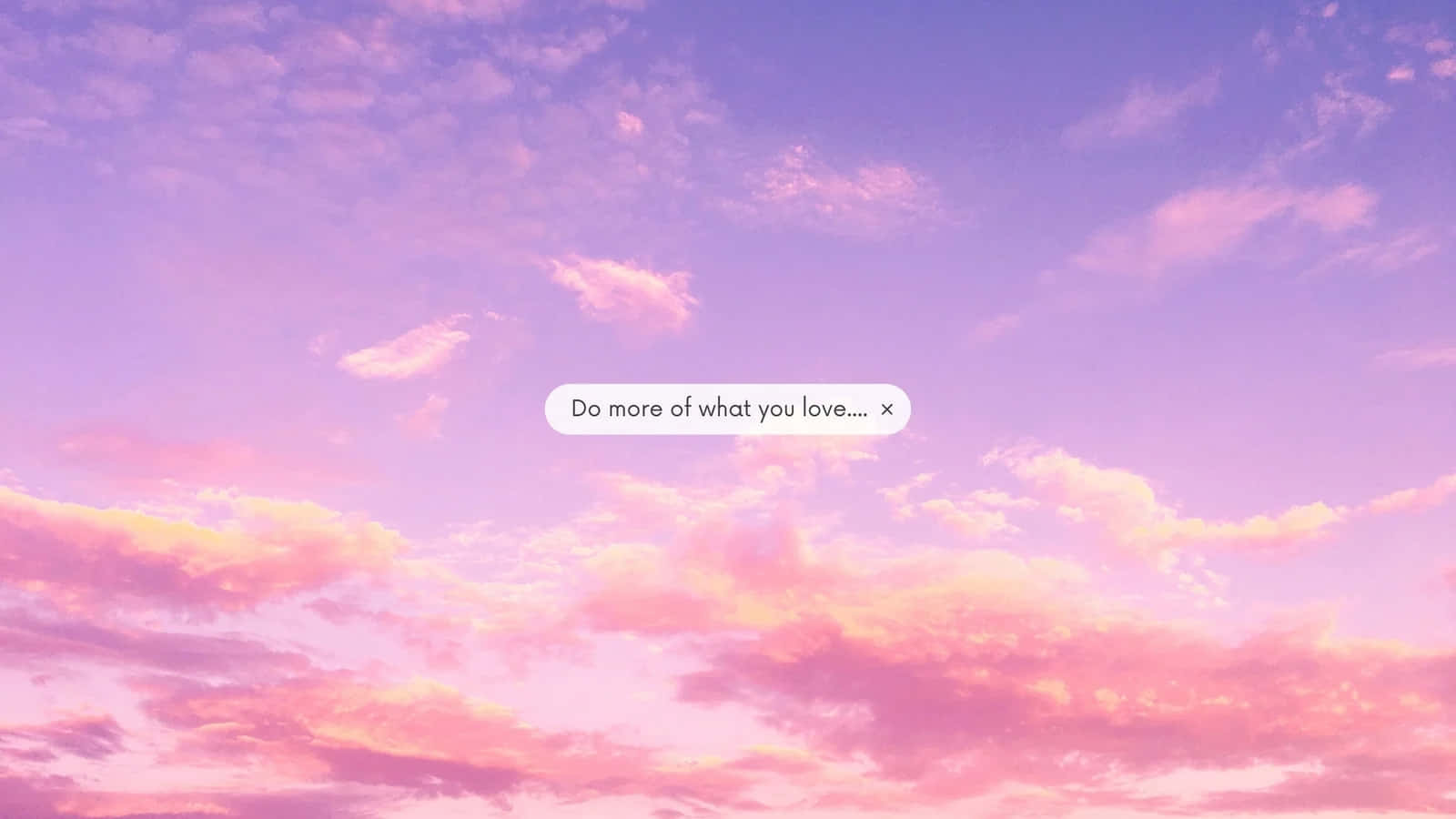 Download Inspirational Quote_ Pastel Sky Wallpaper