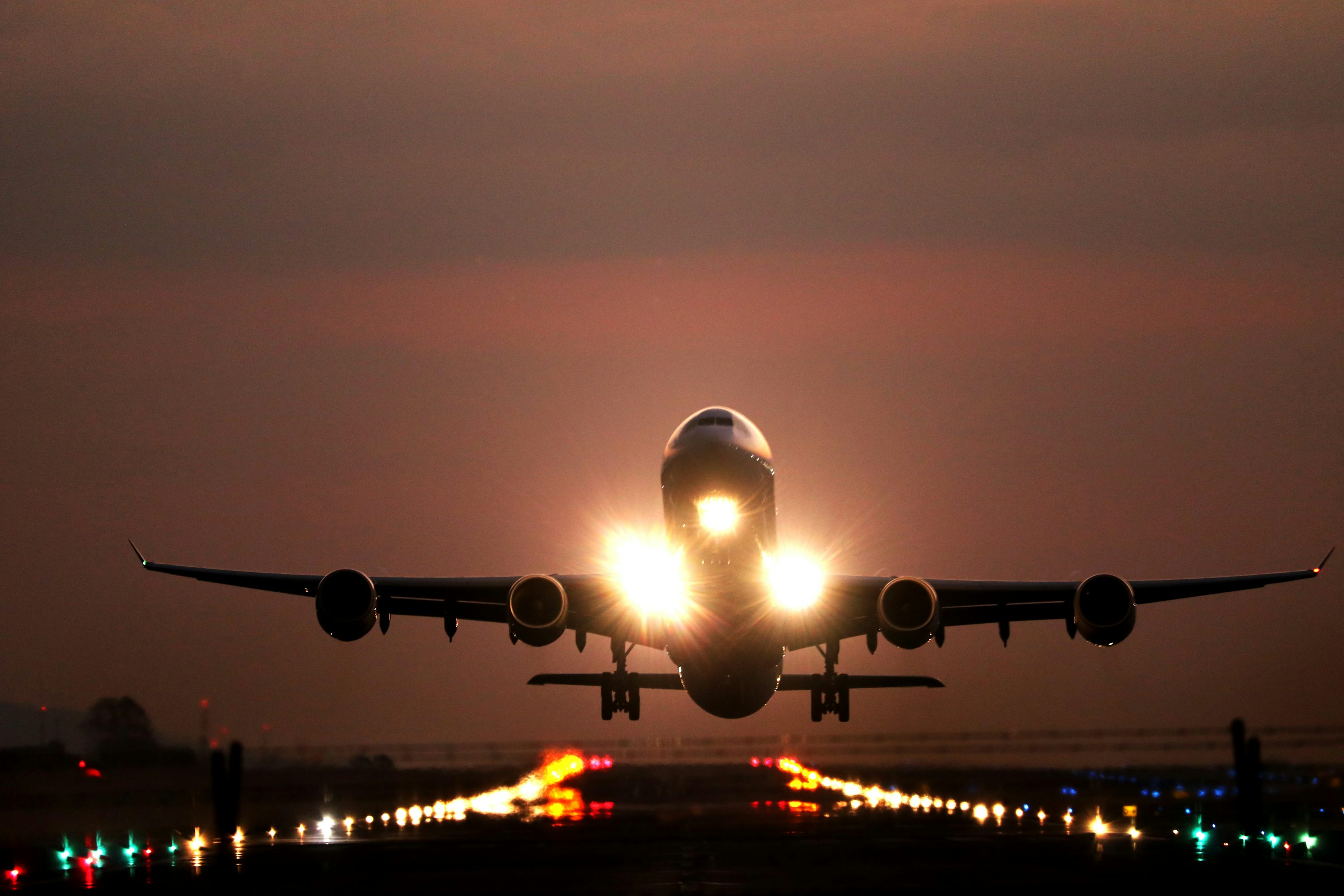 Plane Takeoff Picture. Download Free Image