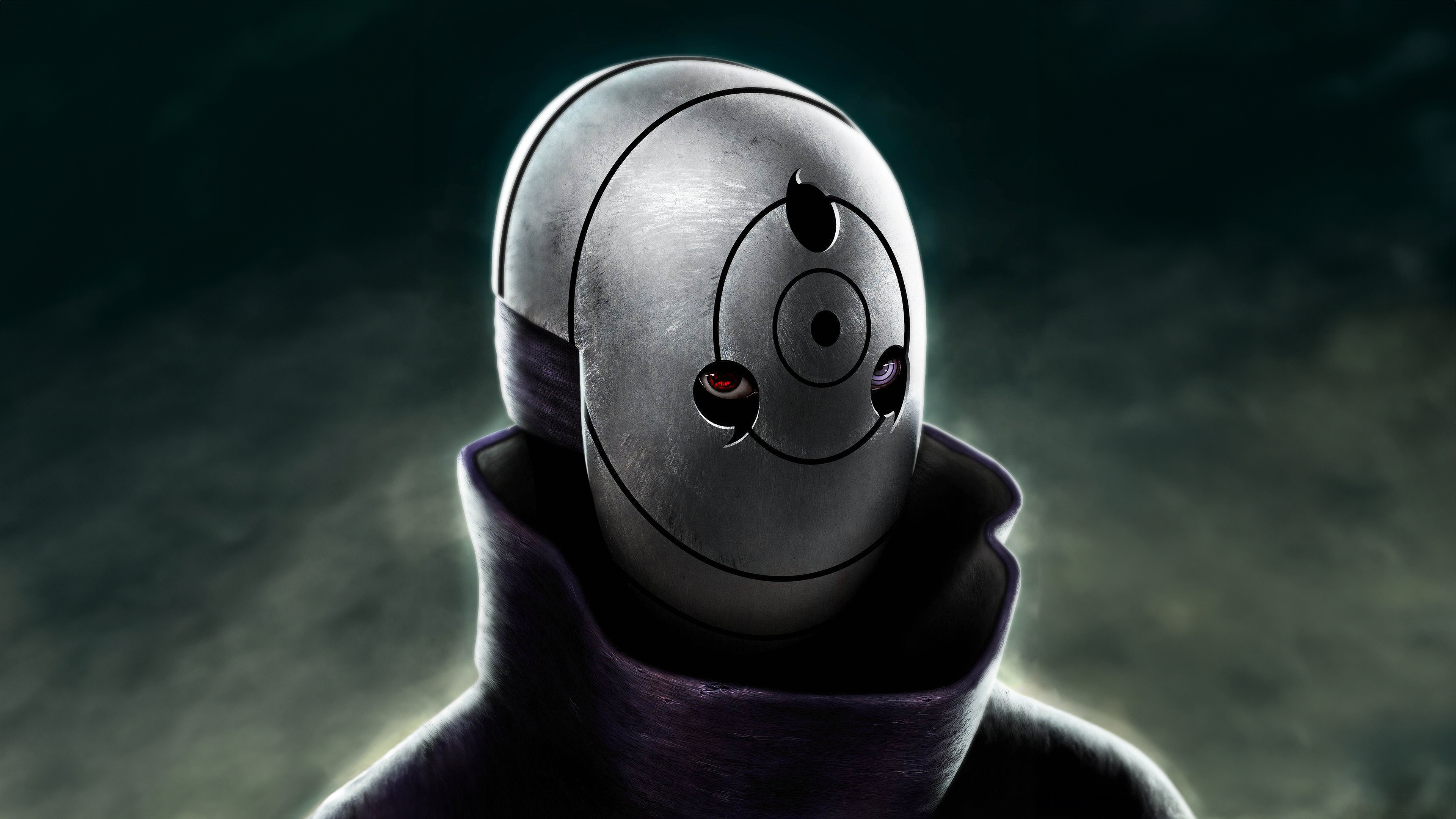 Obito Mask Wallpaper 4K