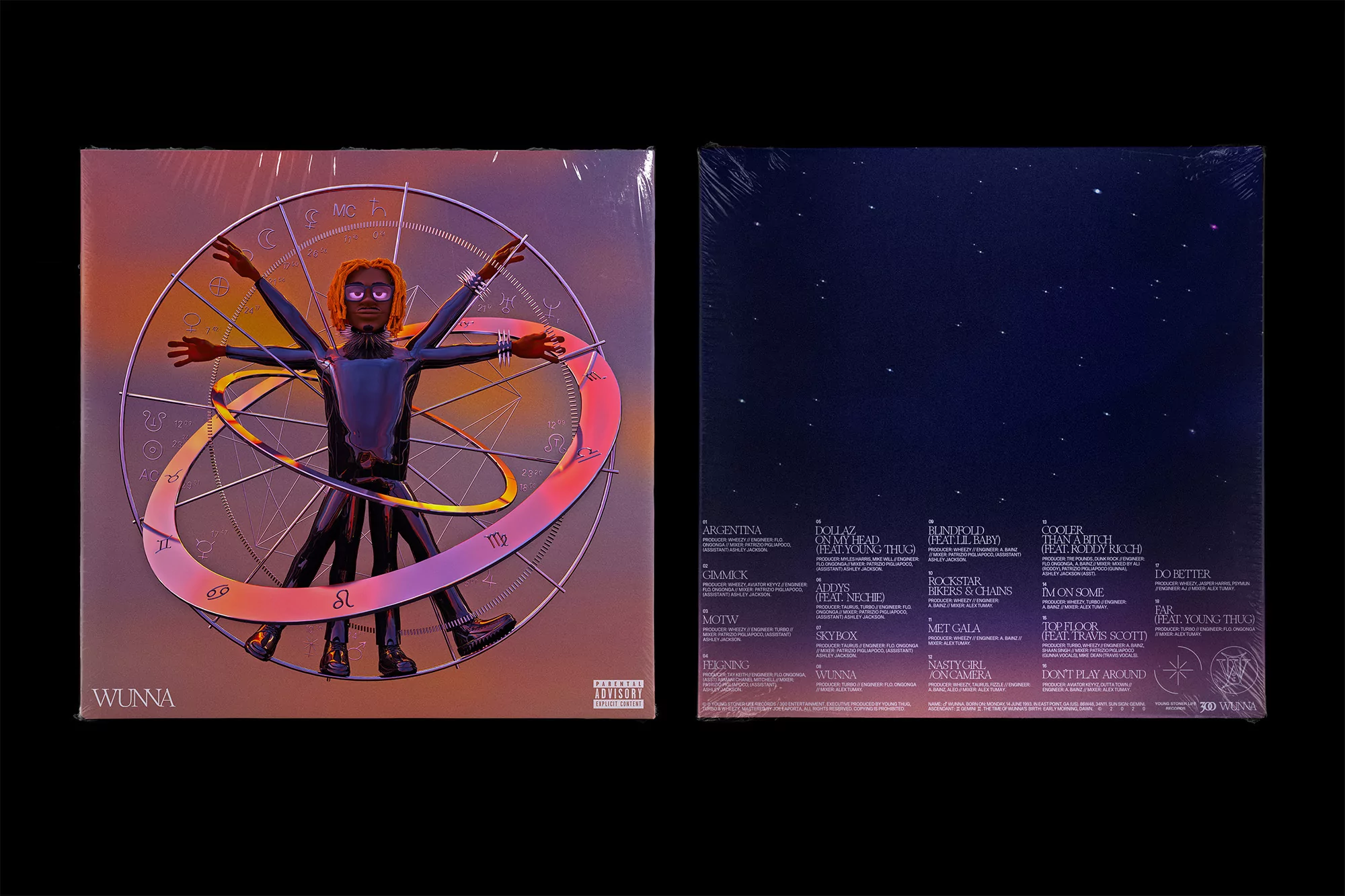 Tal Midyan transforms Gunna into the Vitruvian Man for the rapper's second studio album