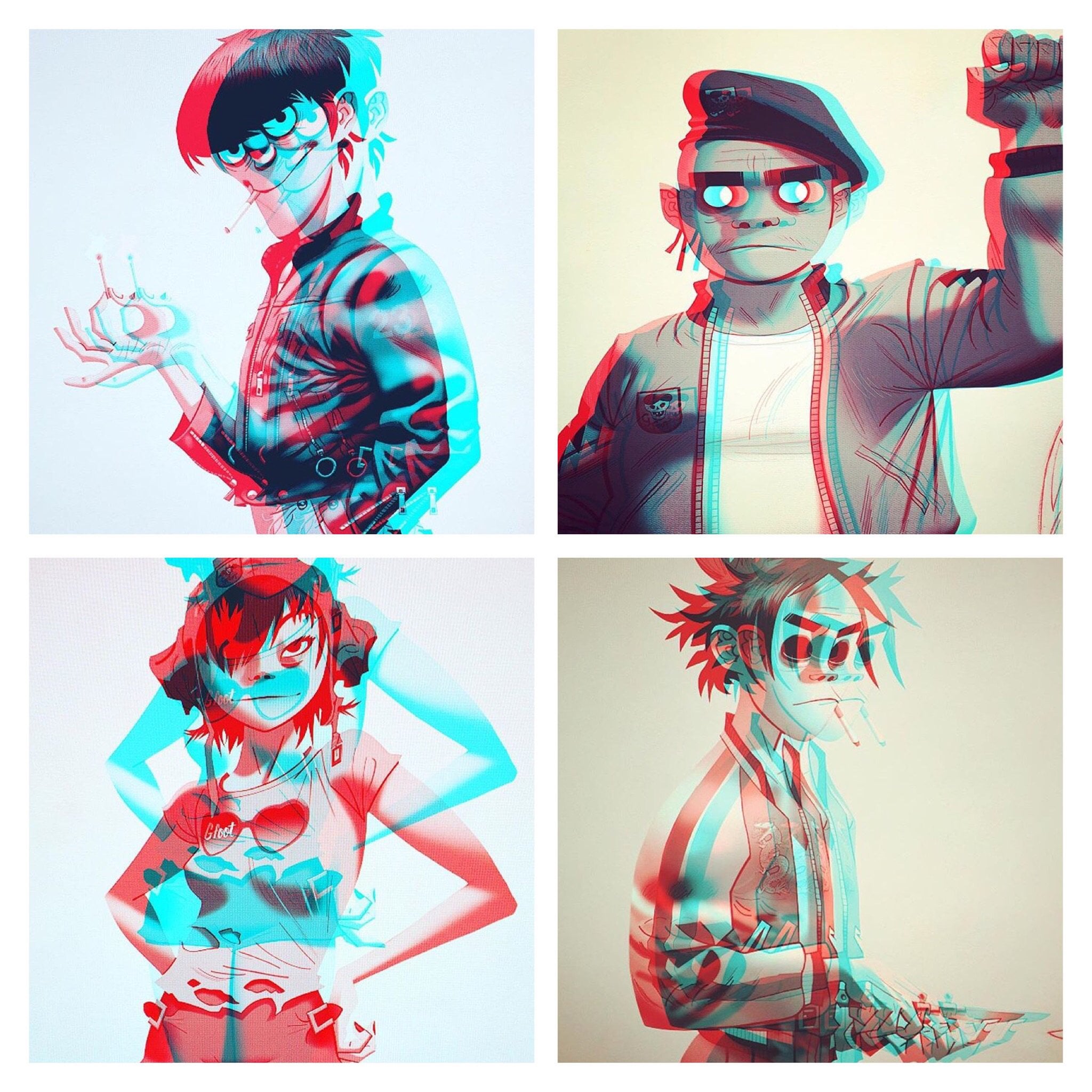 Made this phone wallpaper from Jamie Hewlett's Instagram posts. So excited for the album guys!