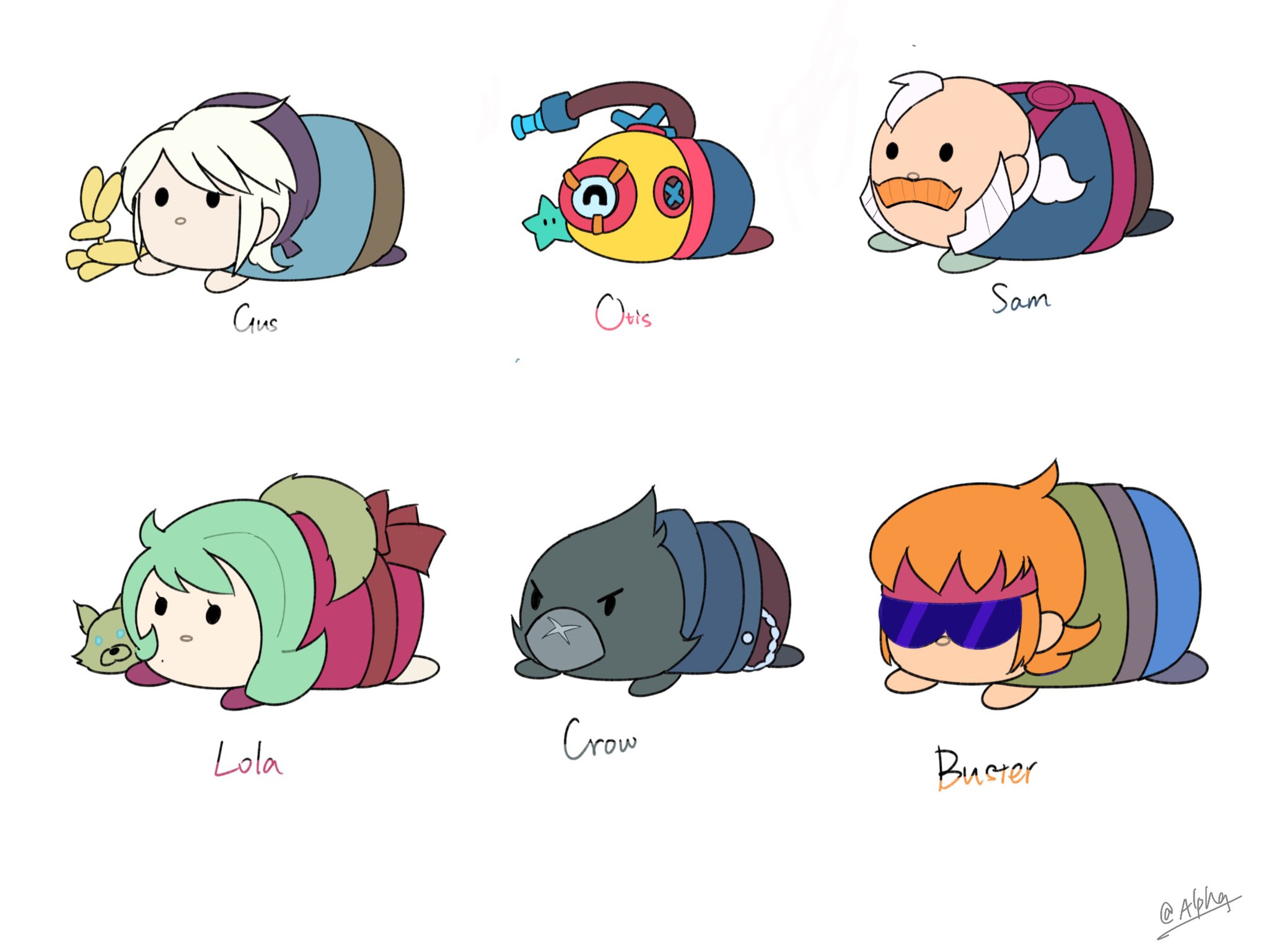 Alpha✨'t drawn them for a long time, hope u guys like these