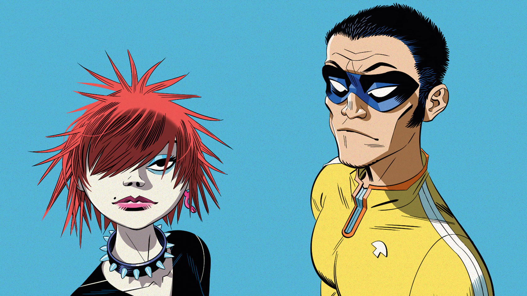 punk art style like Gorillaz artist Jamie Hewlett
