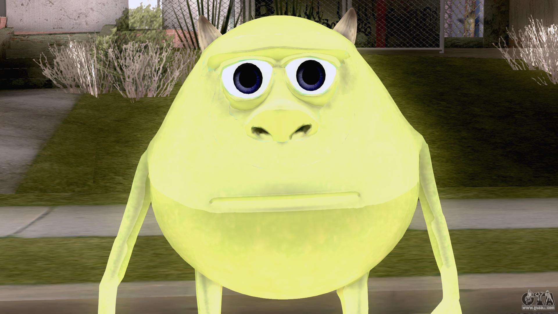 Mike Wazowski Sulley Faceswap Meme for GTA San Andreas