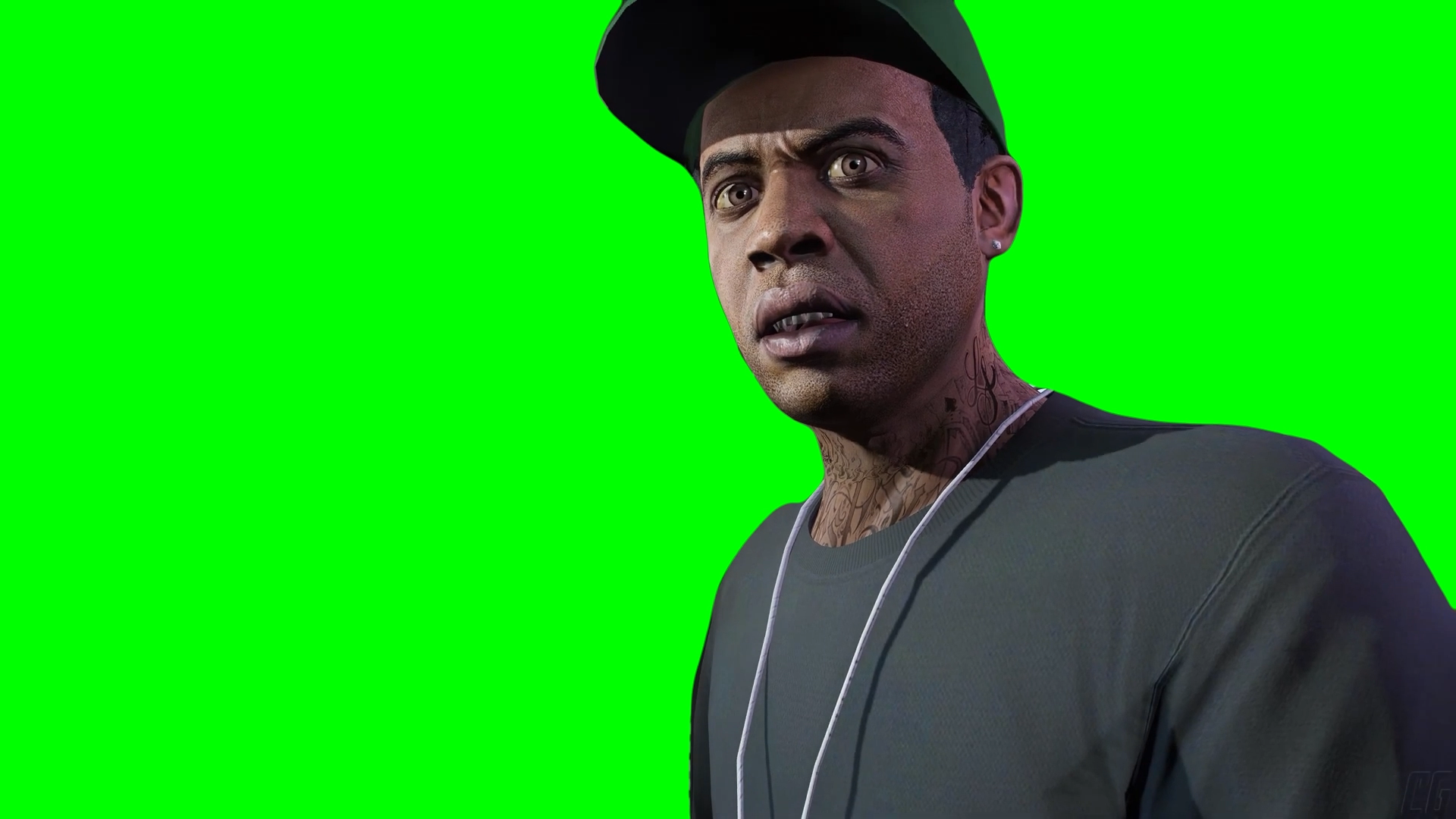 Lamar saying You Fucking With Me Right? meme 5 (Green Screen)