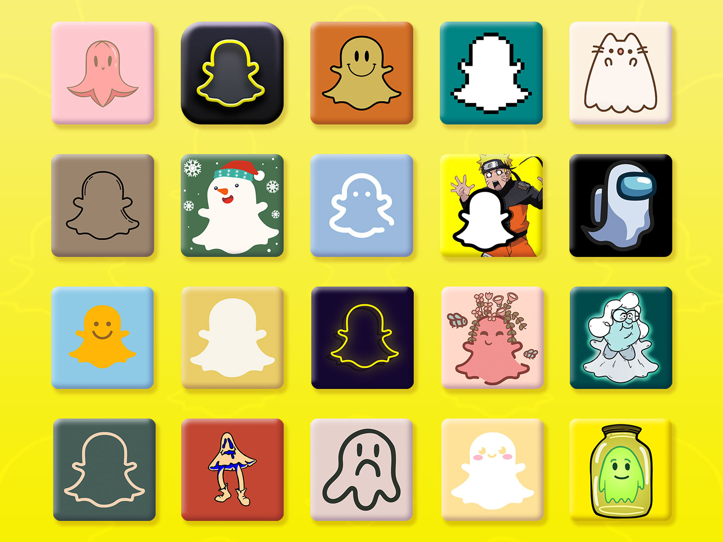 Snapchat Icon Aesthetic Snapchat Aesthetic Icon