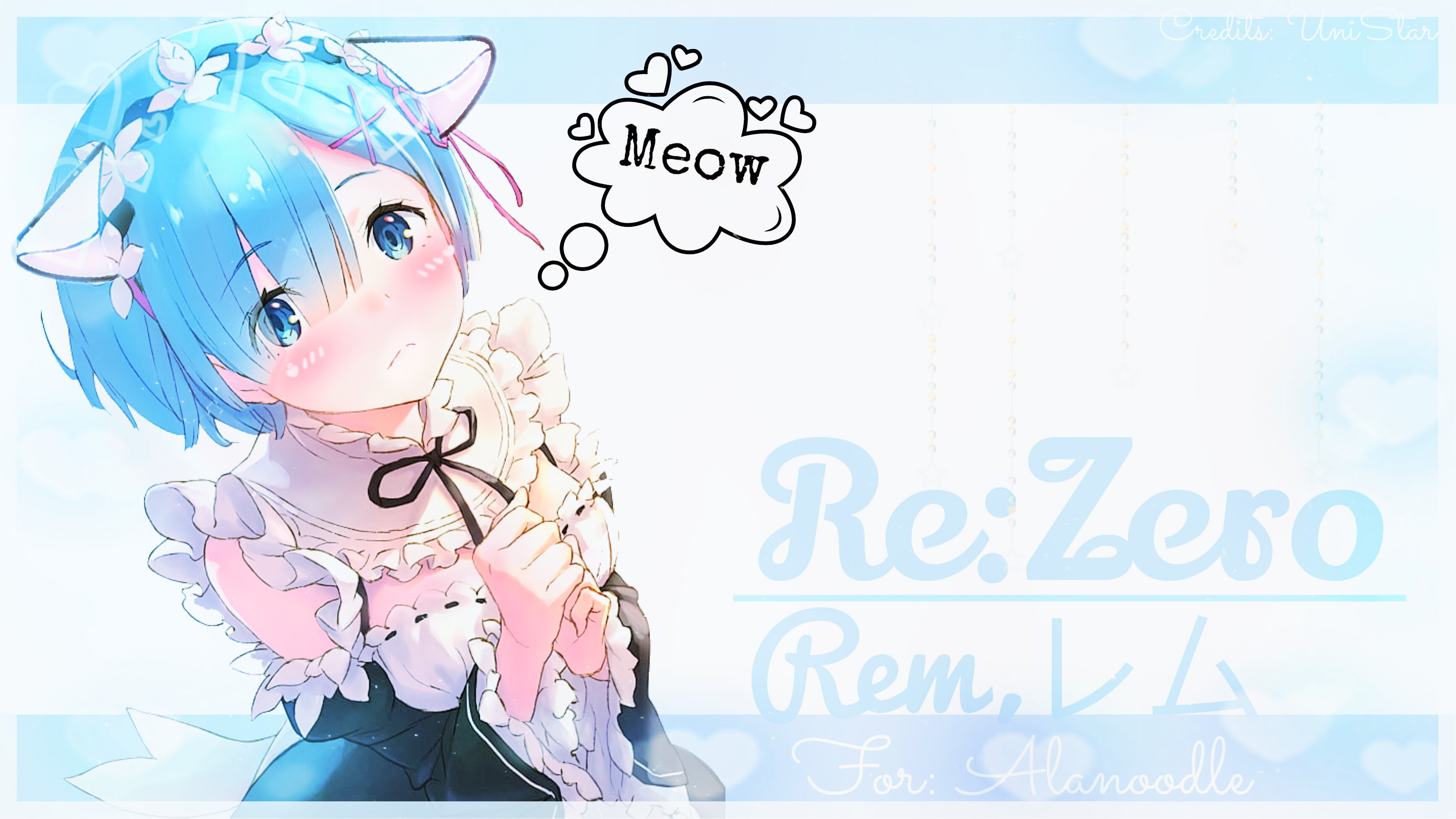 I finished another edit, yay! So this time we have Rem from Re:Zero! This was so fun to make! I. Feed. Community. Bandori Party Dream! Girls Band Party