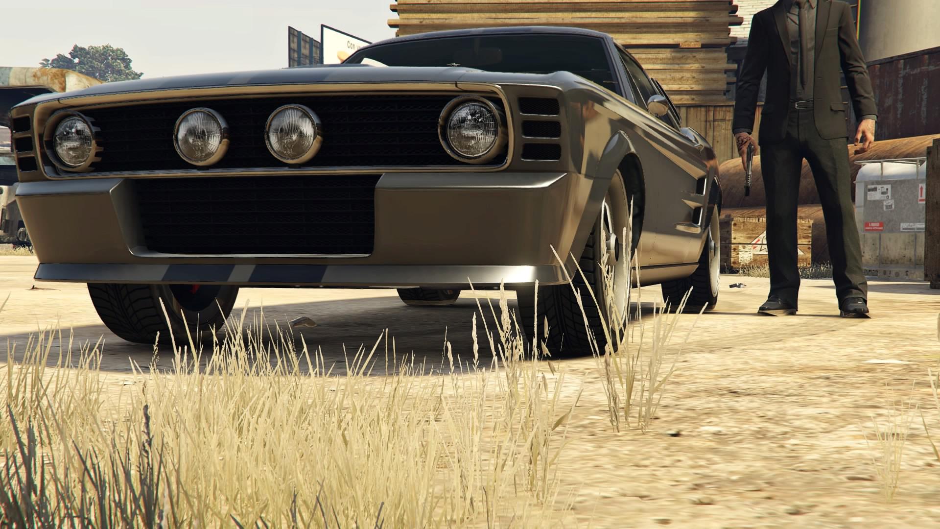 John Wick with his Mustang