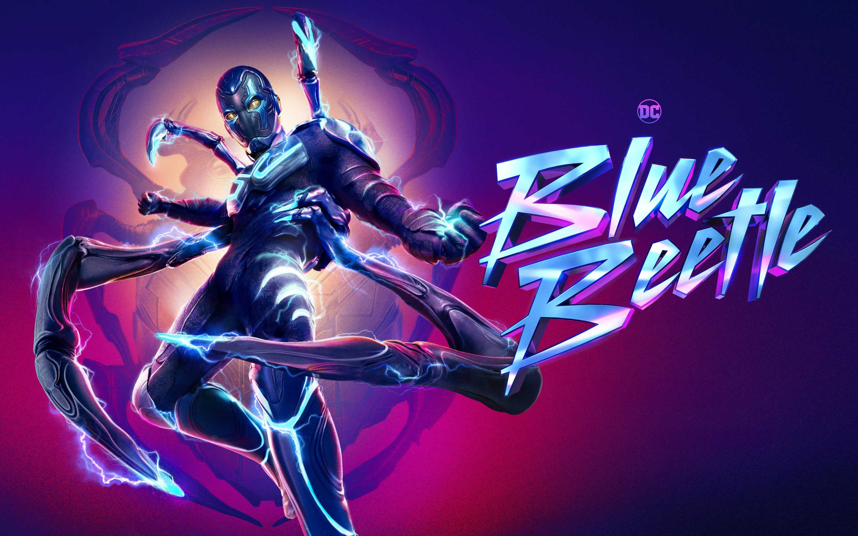 Blue Beetle Movie Wallpaper in 4K
