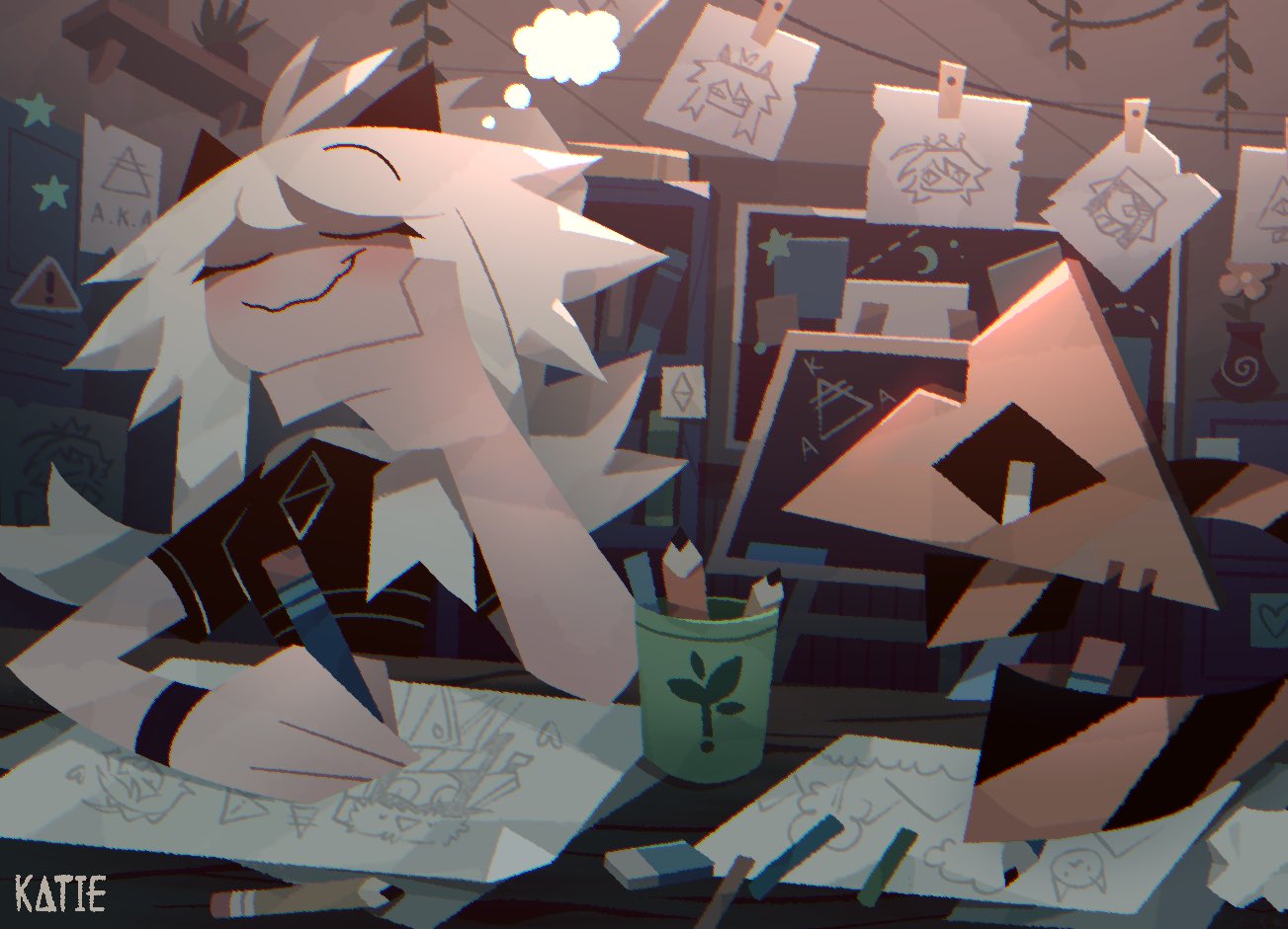 KATIE POSTED MORE ART! YIPPEE