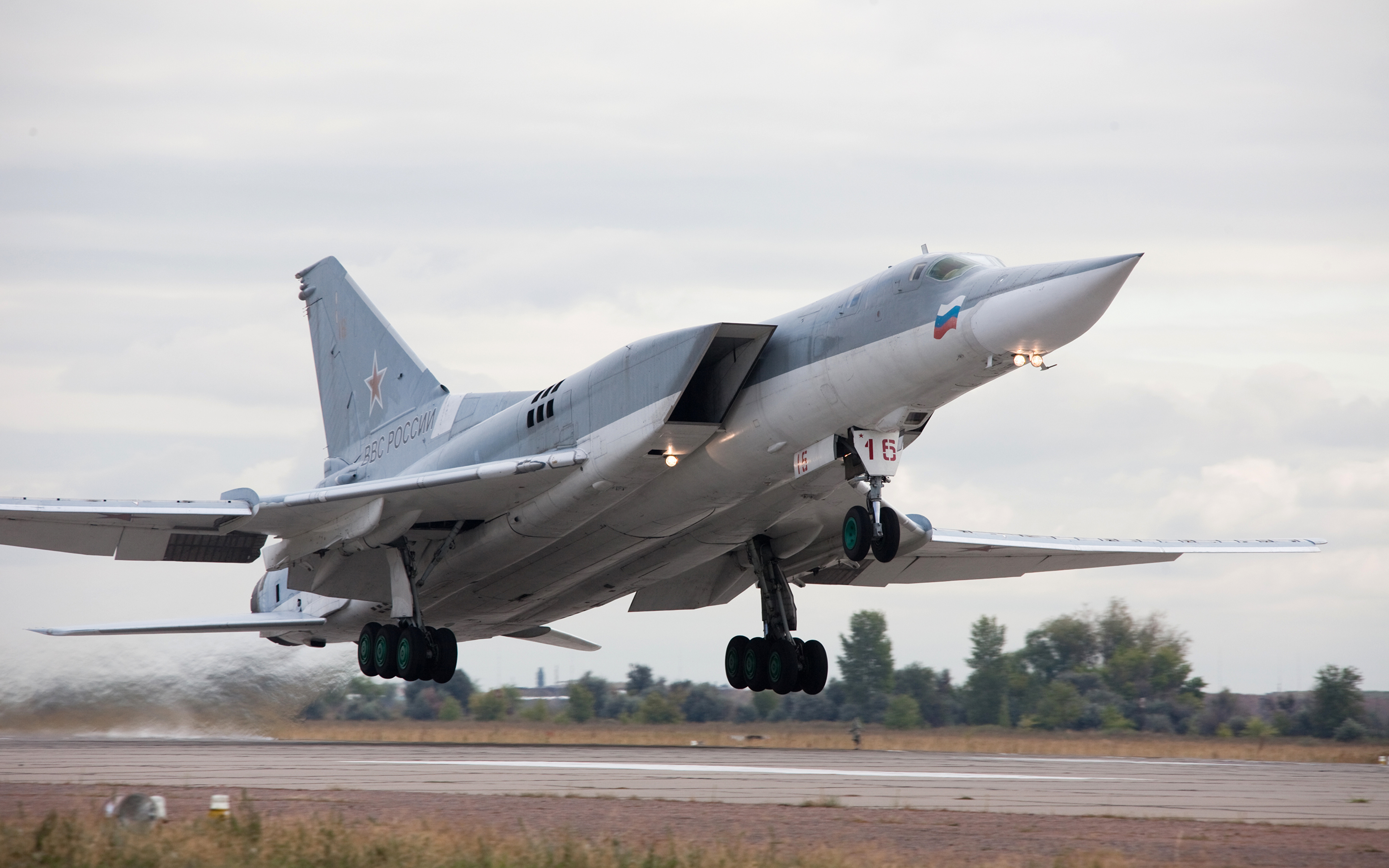 Wallpaper Airplane Takes Off Tupolev Tu 22M Aviation 3840x2400