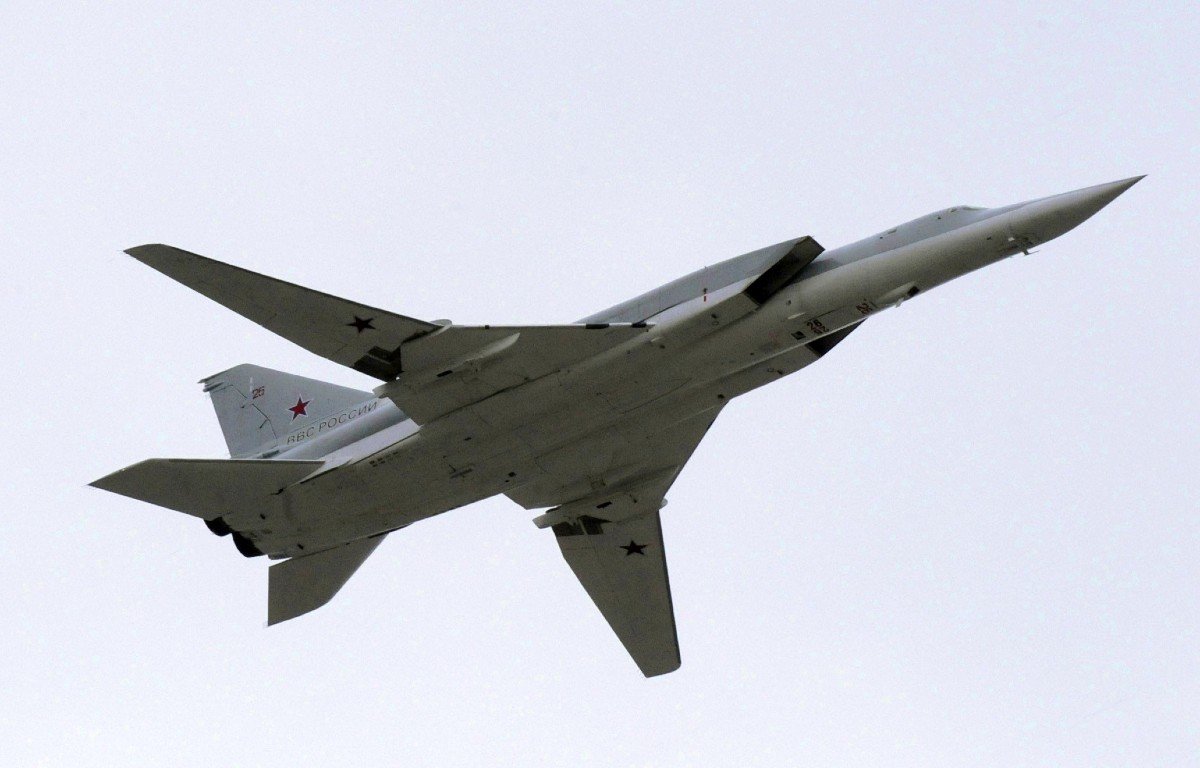 Russian Tu 22M3 Supersonic Bomber Obliterated In Fiery Drone Strike: Photo