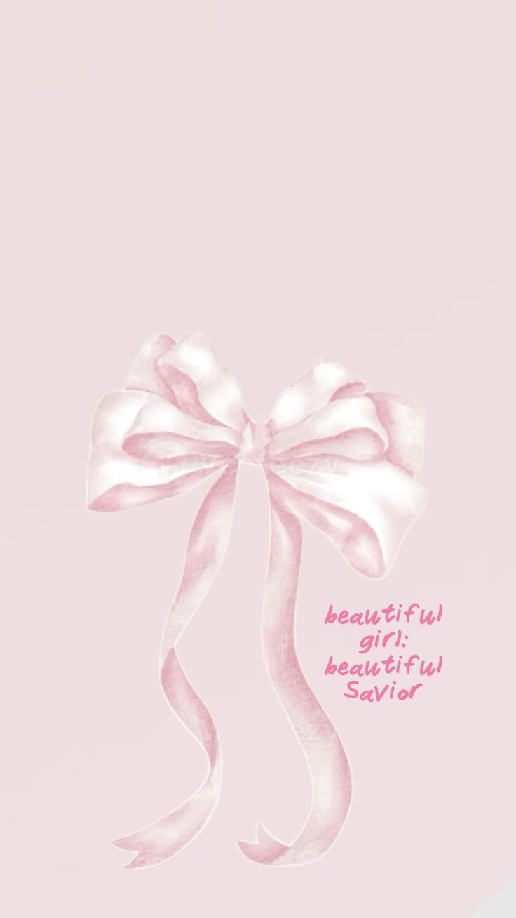 coquette bow pink christian wallpaper