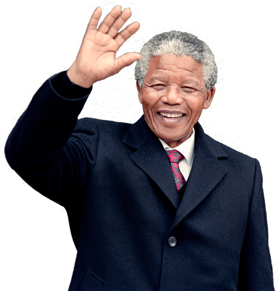 Download Nelson Mandela Waving Smile