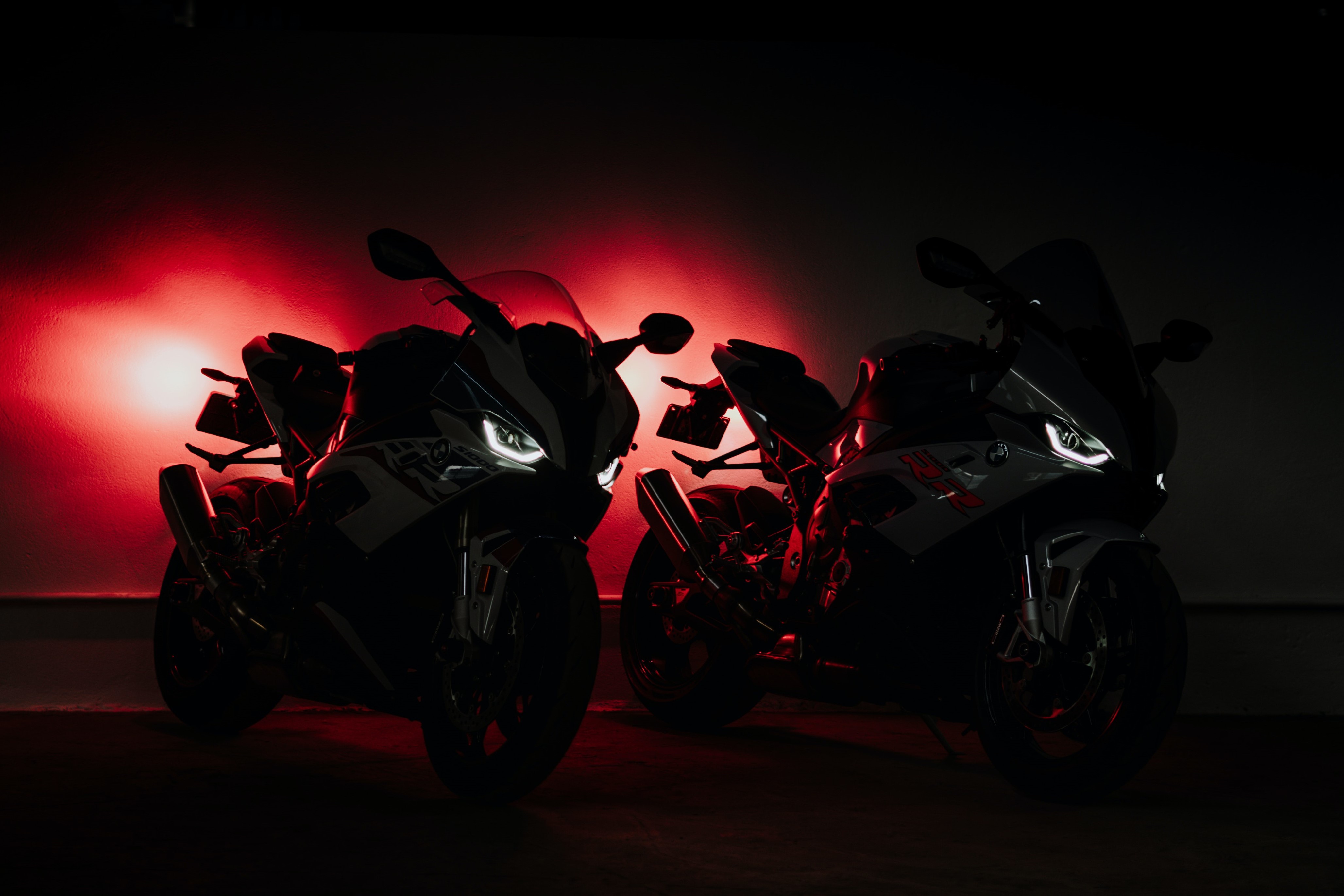 Wallpaper bmw, light, darkness, S1000RR, motocycles for mobile and desktop, section мотоциклы, resolution 4111x2741