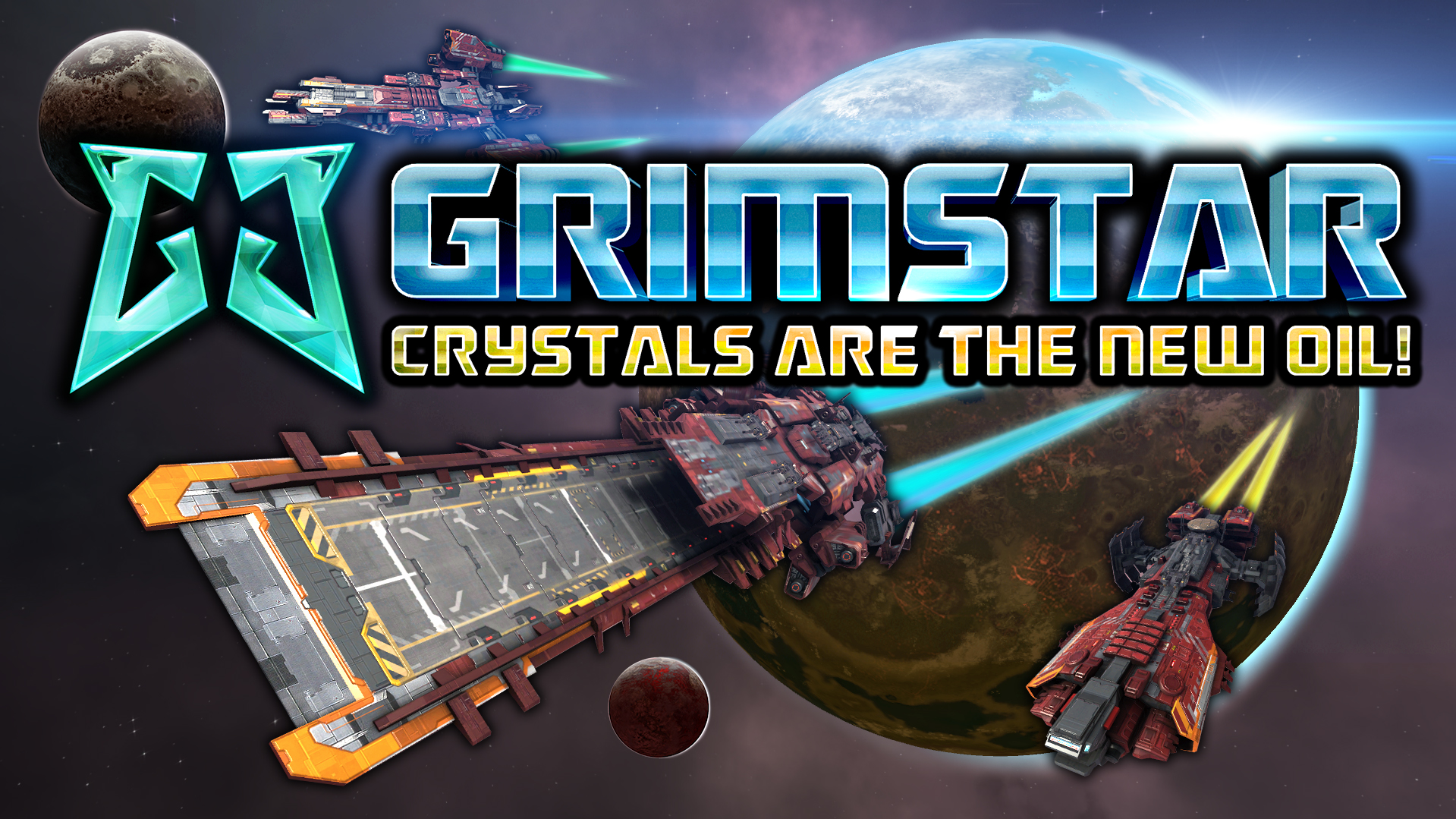 Grimstar: Crystals are the New Oil! Windows game