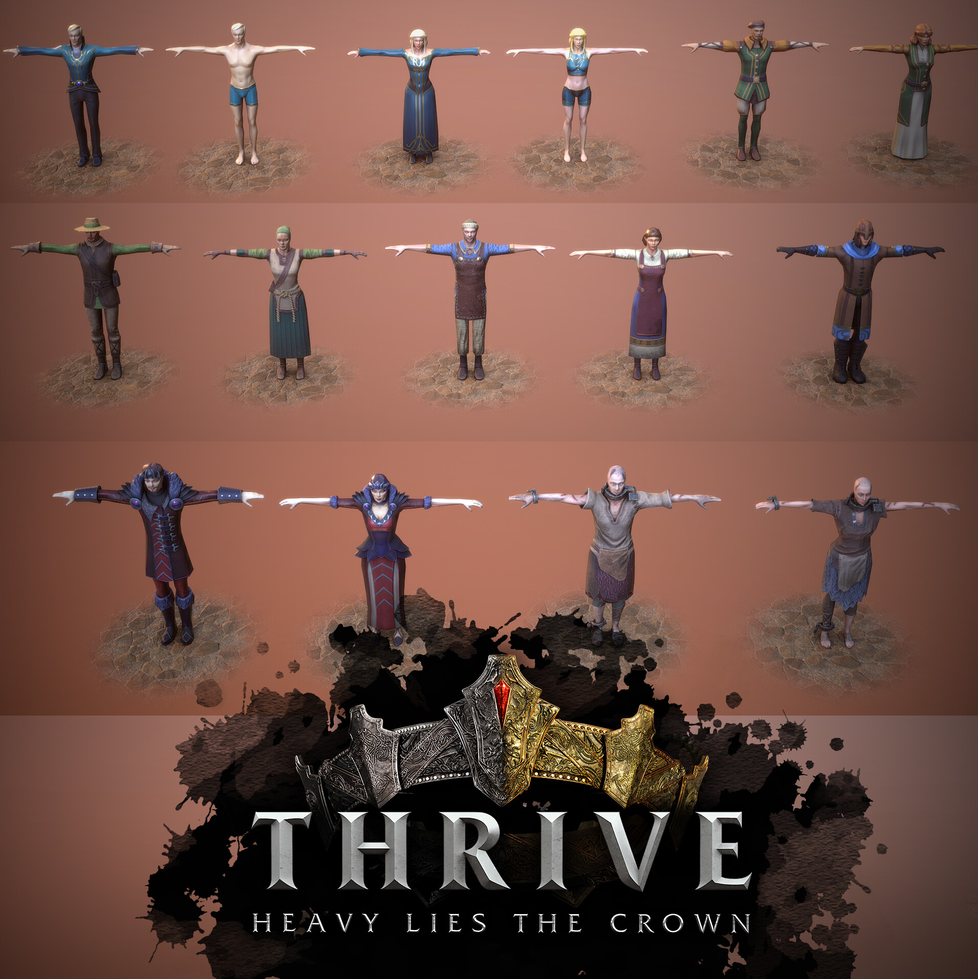 Thrive: Heavy Lies the Crown - Citizens and Soldiers