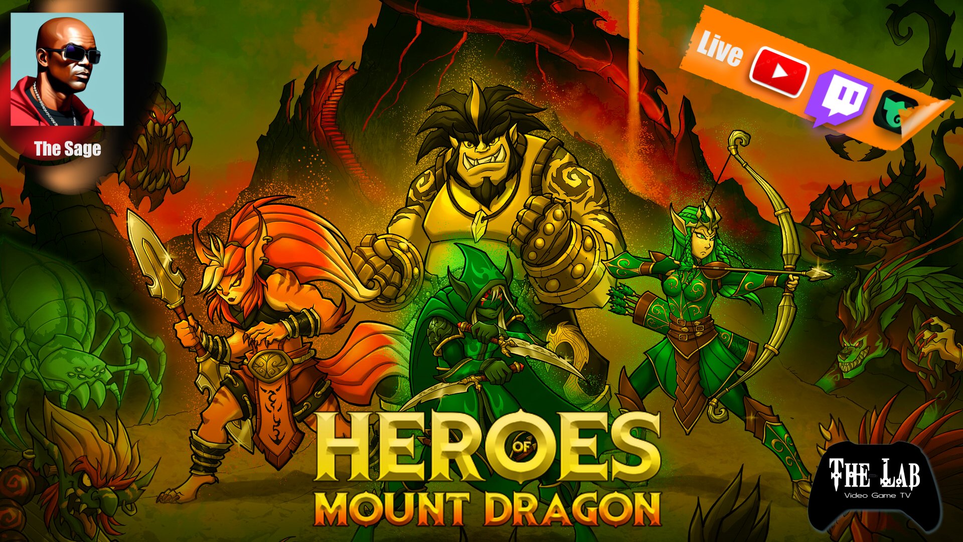 The Lab Video Game TV Streaming: Heroes of Mount Dragon and Our Game Is Never Over! #heroesofmountdragon #indiegames #beatemups