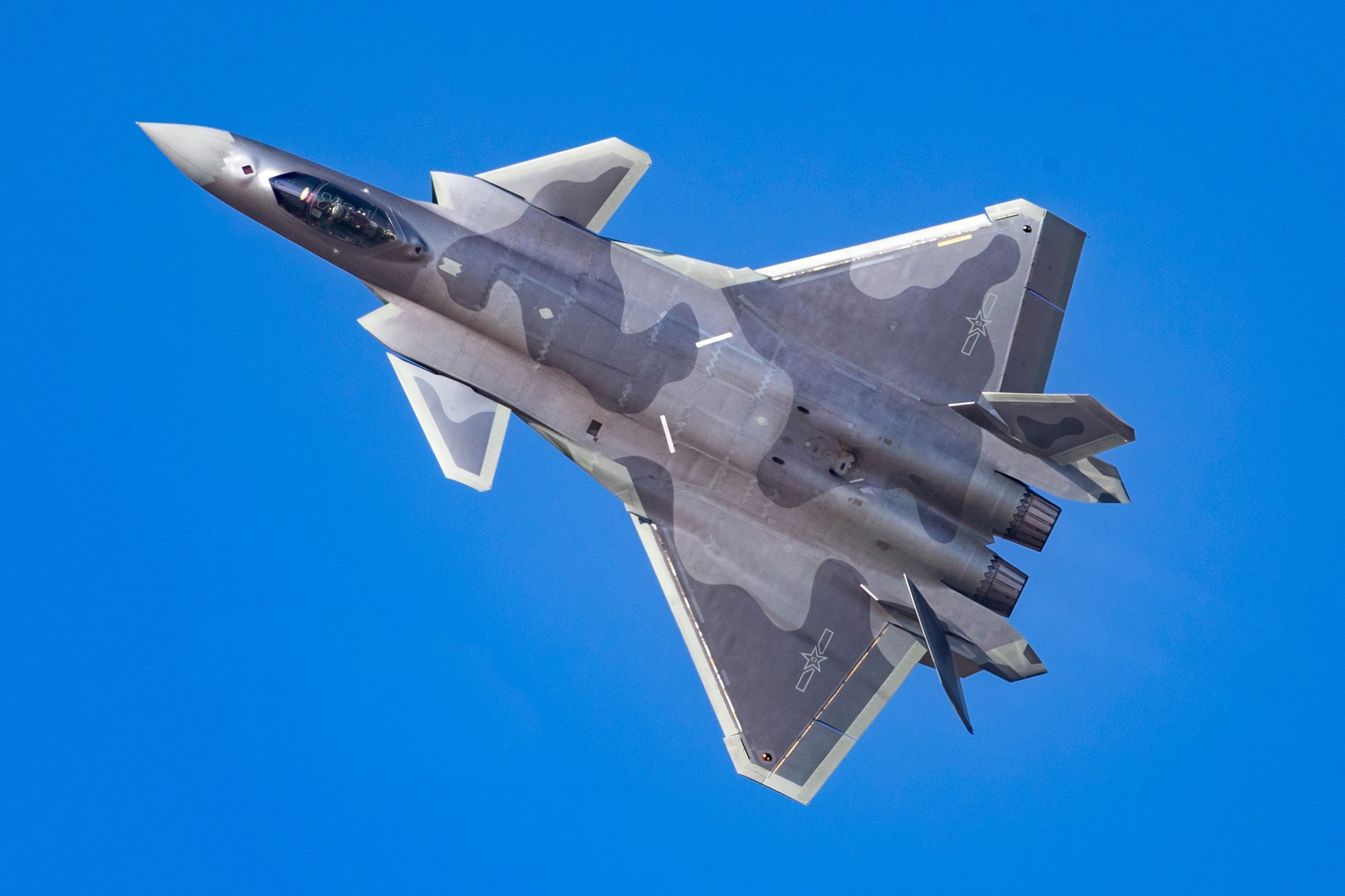 Download Warplane Aircraft Jet Fighter Military Chengdu J 20 HD Wallpaper