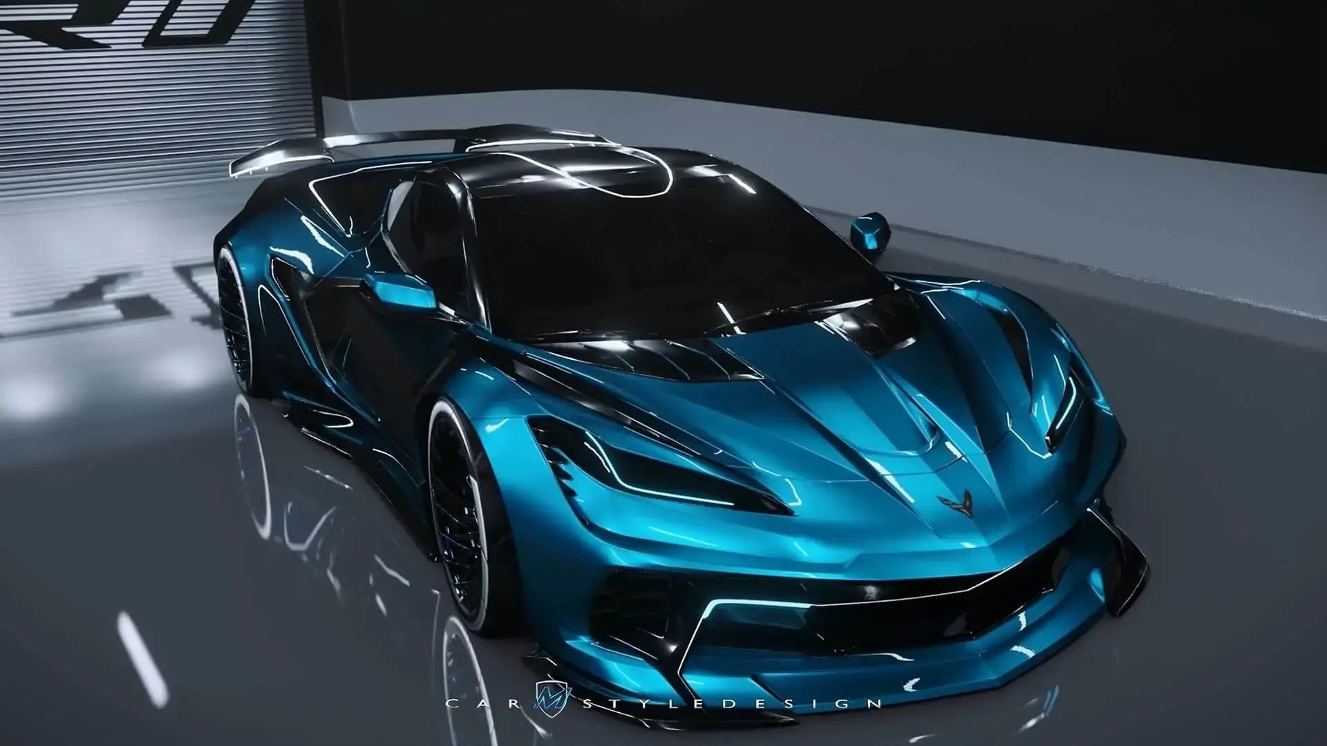 2025 Chevy Corvette ZR1 Render