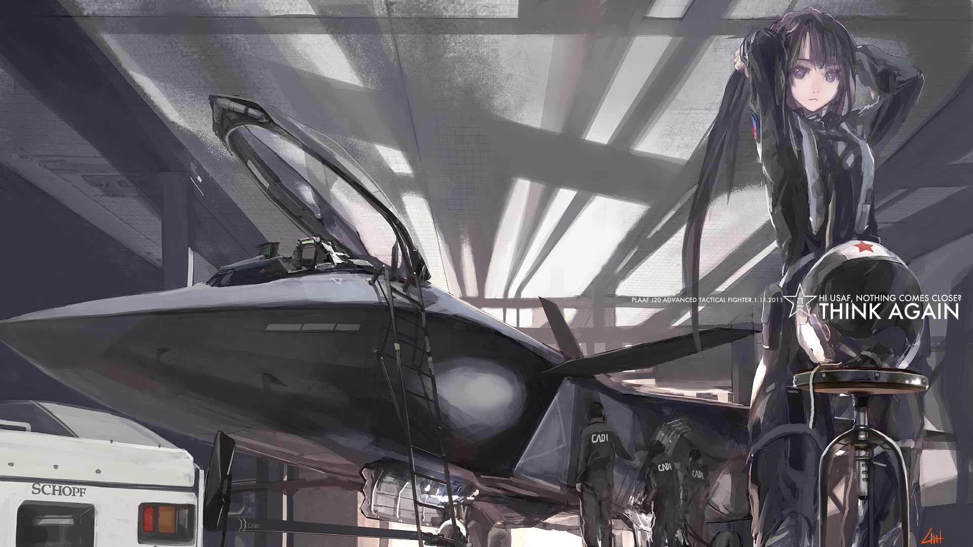 J 20 Chines Stealth Fighter & Awesome Wallpaper :) Image [anime & Manga]