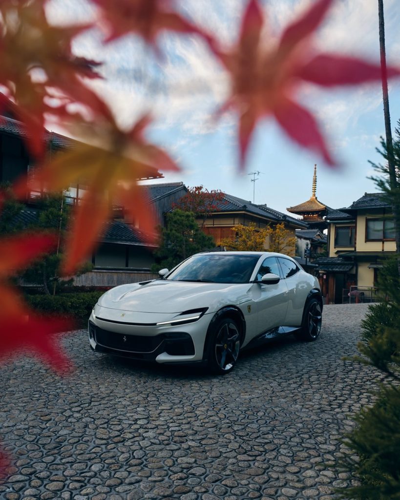Ferrari Purosangue meets Kyoto