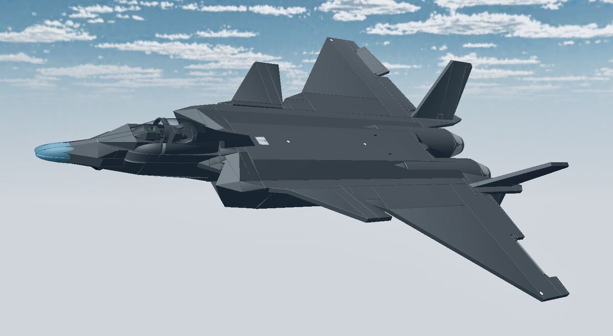 J 20 Mighty Dragon. BlocksWorld Military Community