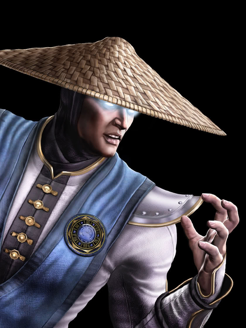 Raiden Portrait Art Kombat Art Gallery