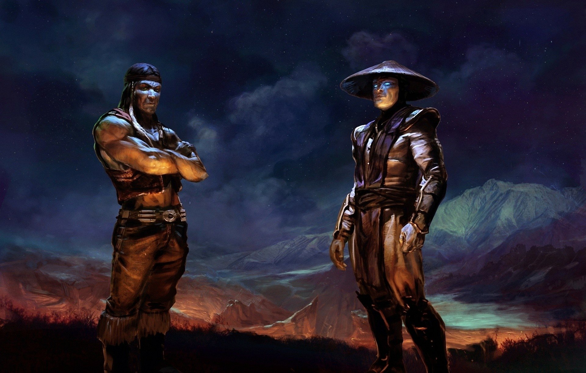 Download Raiden (Mortal Kombat) Nightwolf (Mortal Kombat) Video Game Mortal Kombat HD Wallpaper