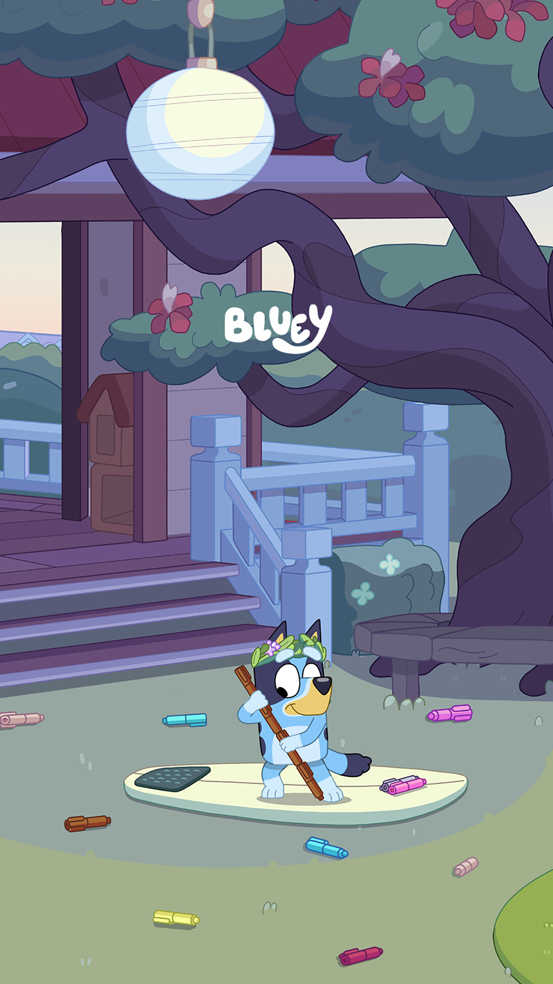 Free Bluey phone wallpaper: Halloween costume png picture