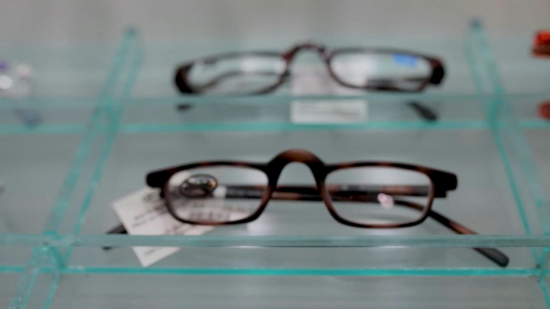 Variety Of Eyeglasses On Display Free Stock Video Footage, Royalty Free 4K & HD Video Clip