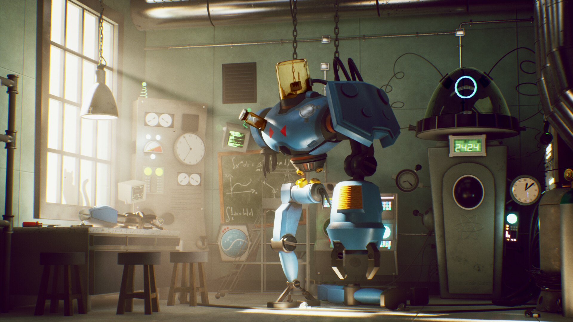 Download Sci Fi Robot HD Wallpaper