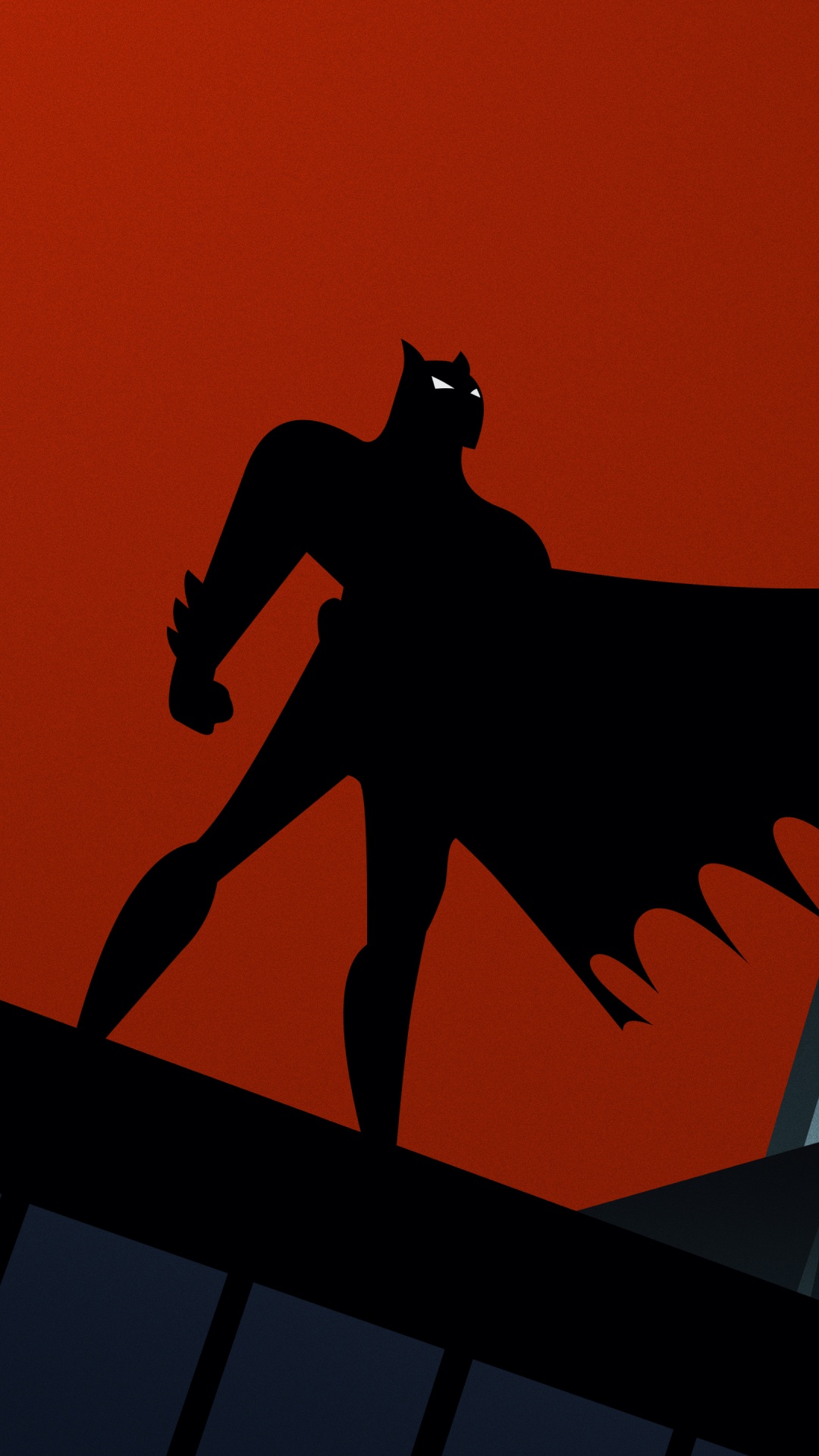 Batman Wallpaper 4K, Animated series, Silhouette, 5K