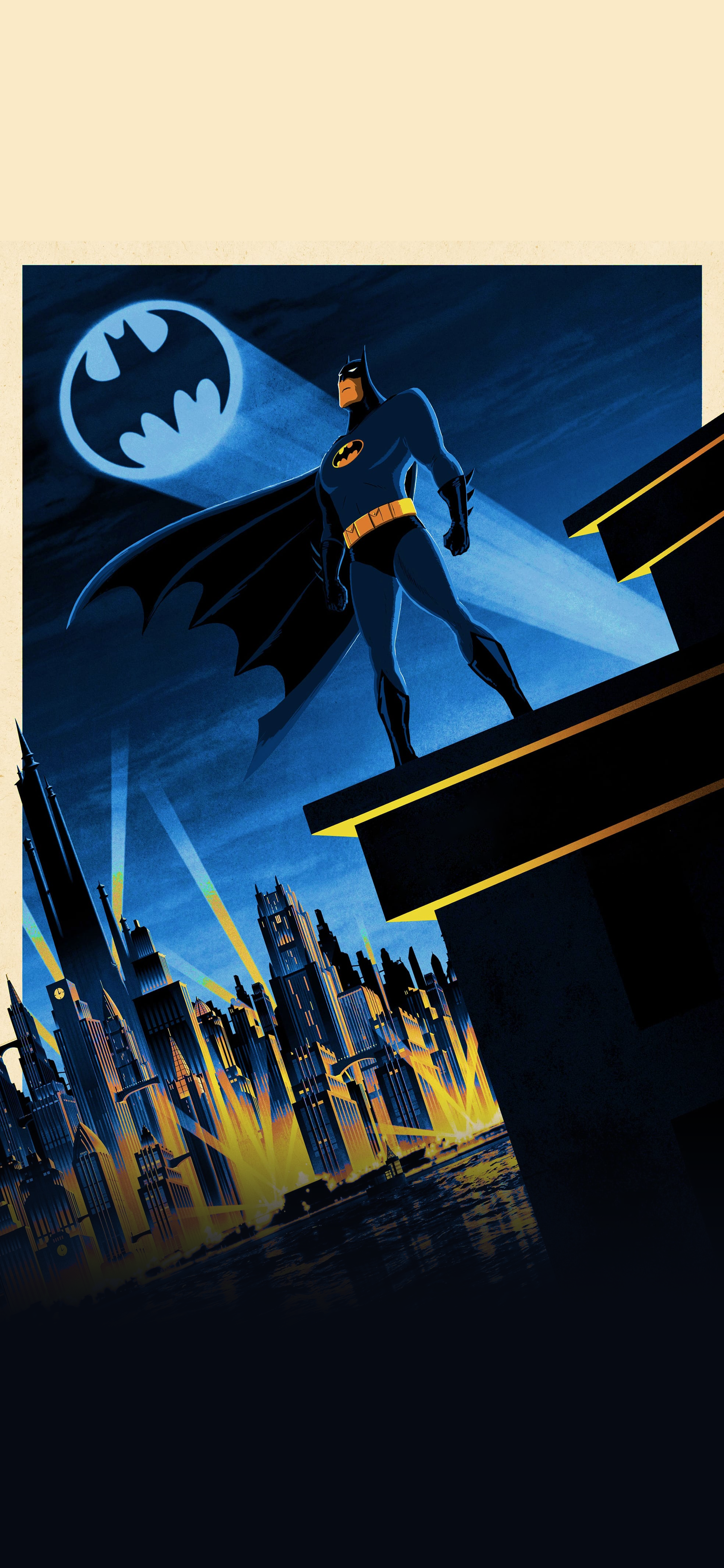 In Commemoration Of The 30th Anniversary Of Batman: The Animated Series, I Converted Some Posters Into Mobile Wallpaper, R DC_Cinematic