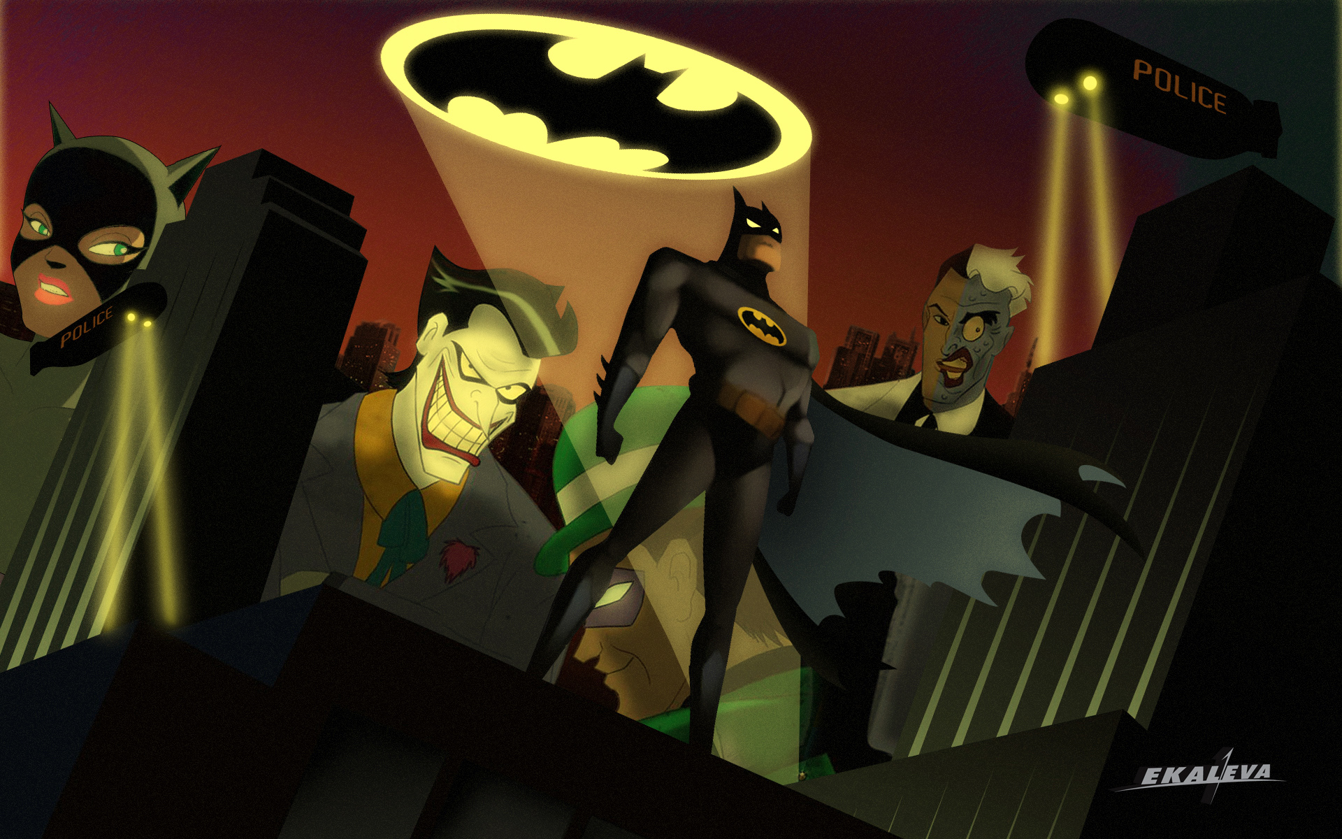 Batman: The Animated Series. Image - Behance