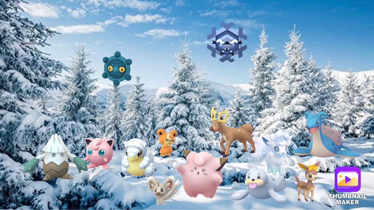 I made realistic background based on different Pokemon Go Seasons