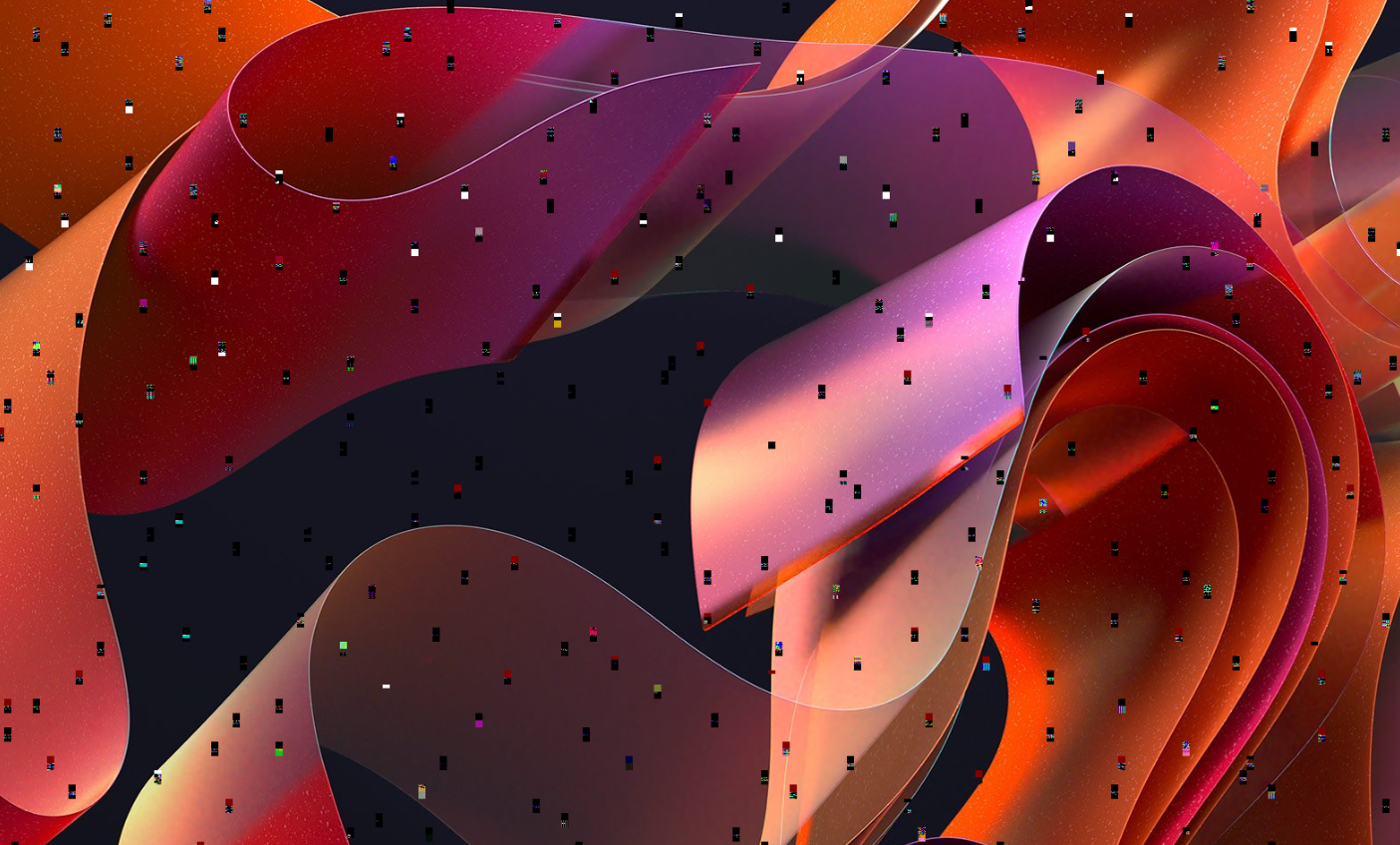 weird artifacts on my windows 11 background