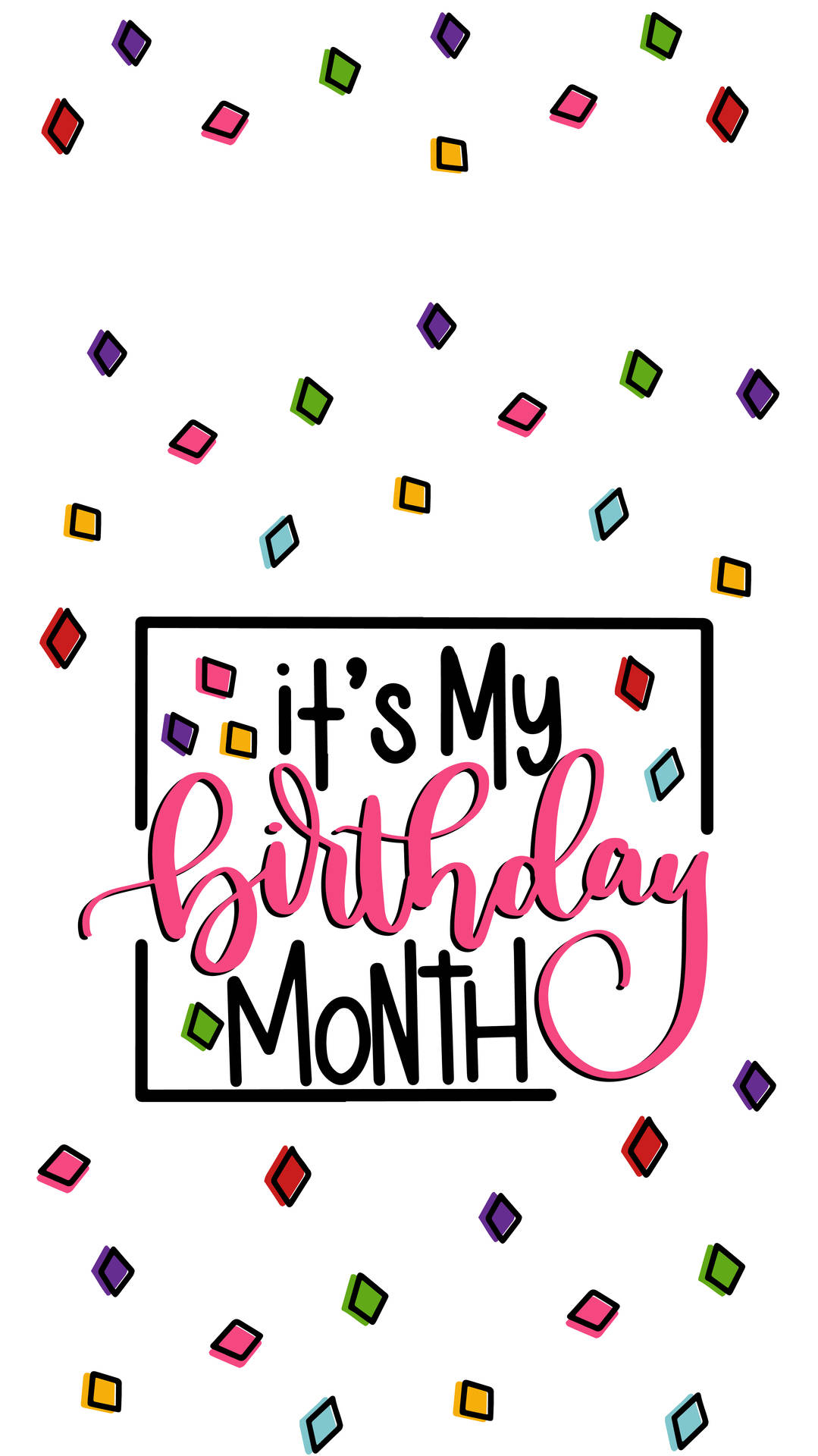 Download It's My Birthday Month Wallpaper