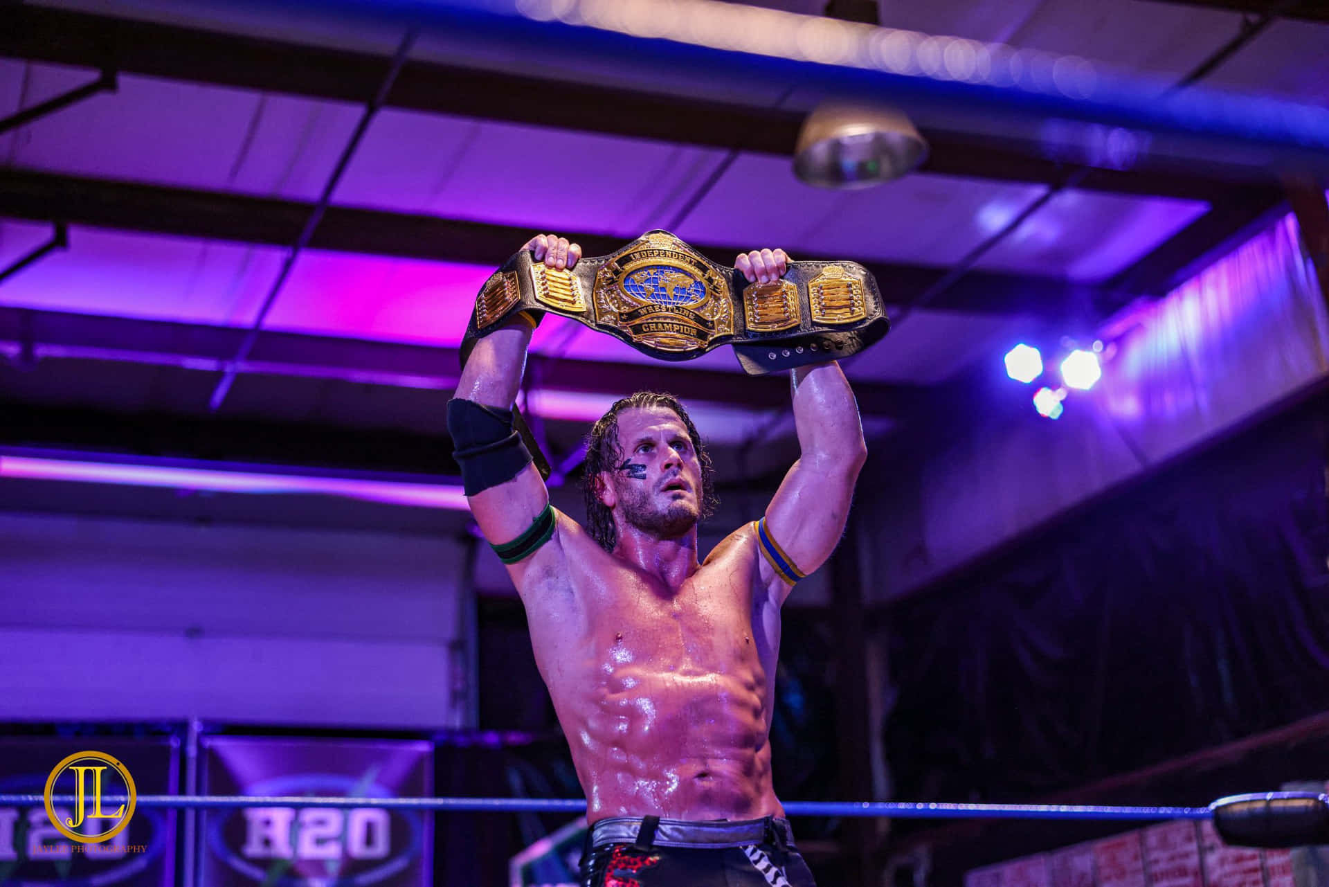 Download Alex Shelley Wins World Heavyweight Championship Wallpaper