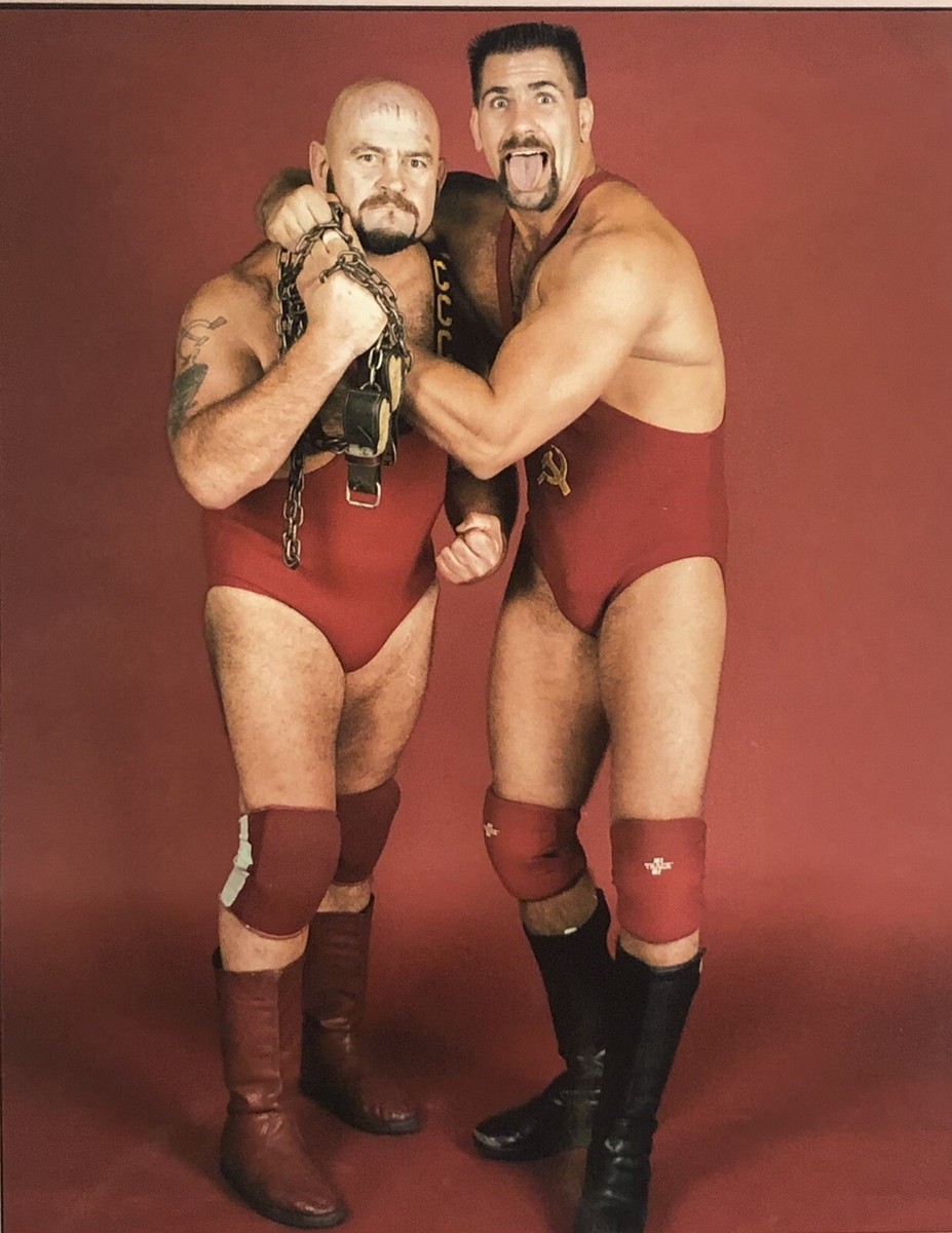 VINTAGE 80’s PRO WRESTLING PHOTOS IVAN & NIKITA KOLOFF