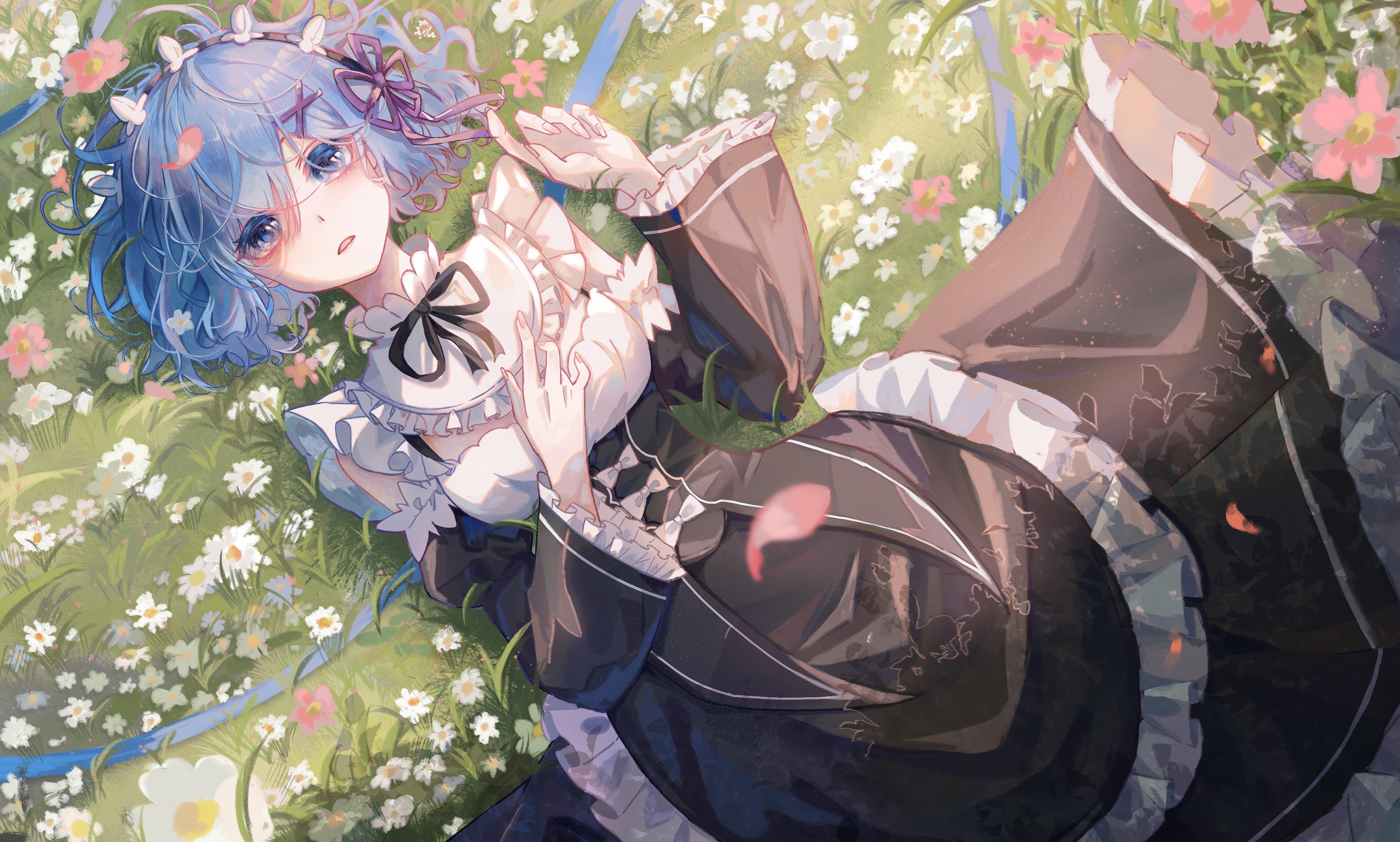 Download Rem (Re:ZERO) Anime Re:Zero Life In Another World HD Wallpaper