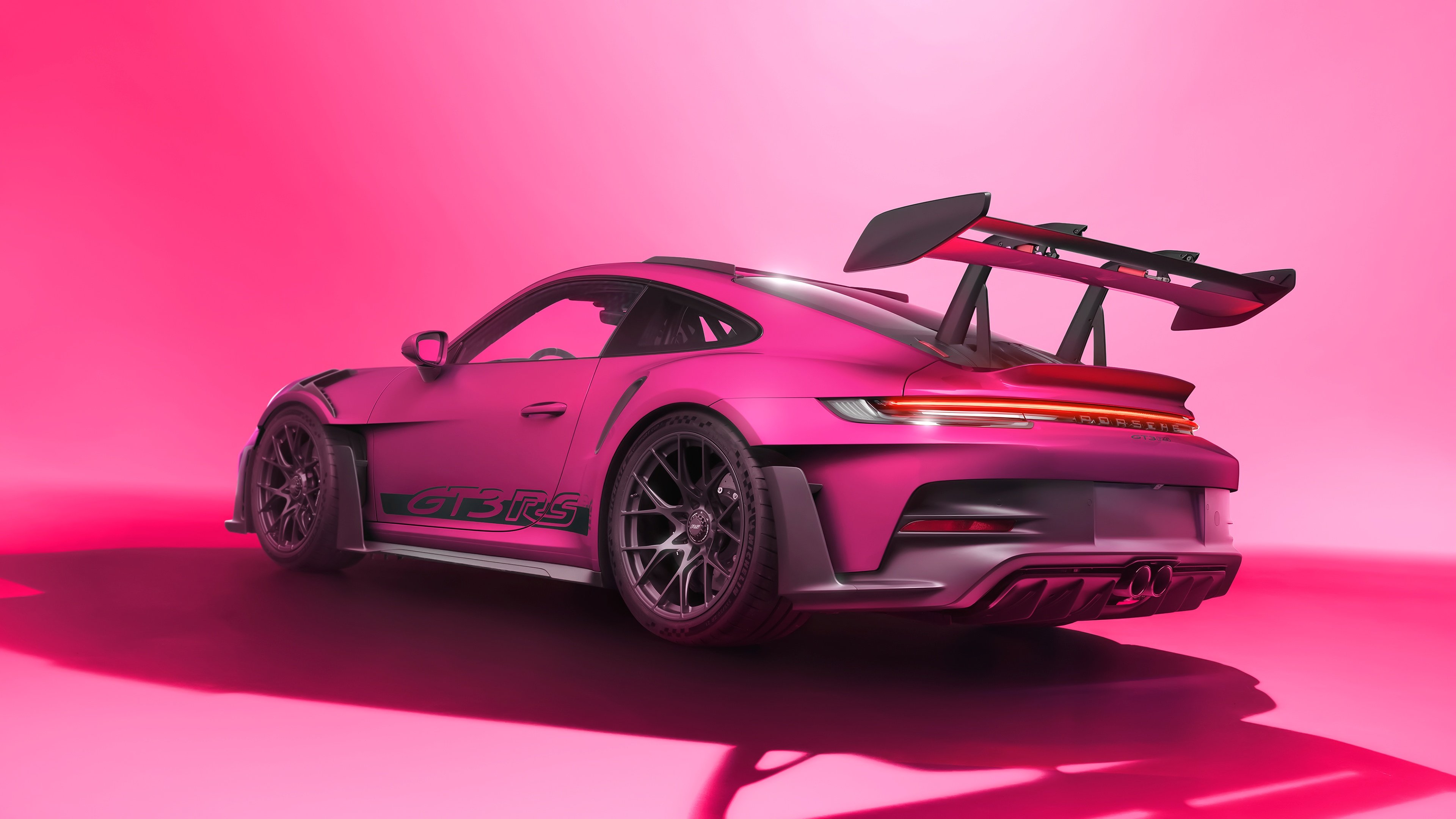 Porsche 911 GT3 RS Rear Wallpaper 4k for Desktop
