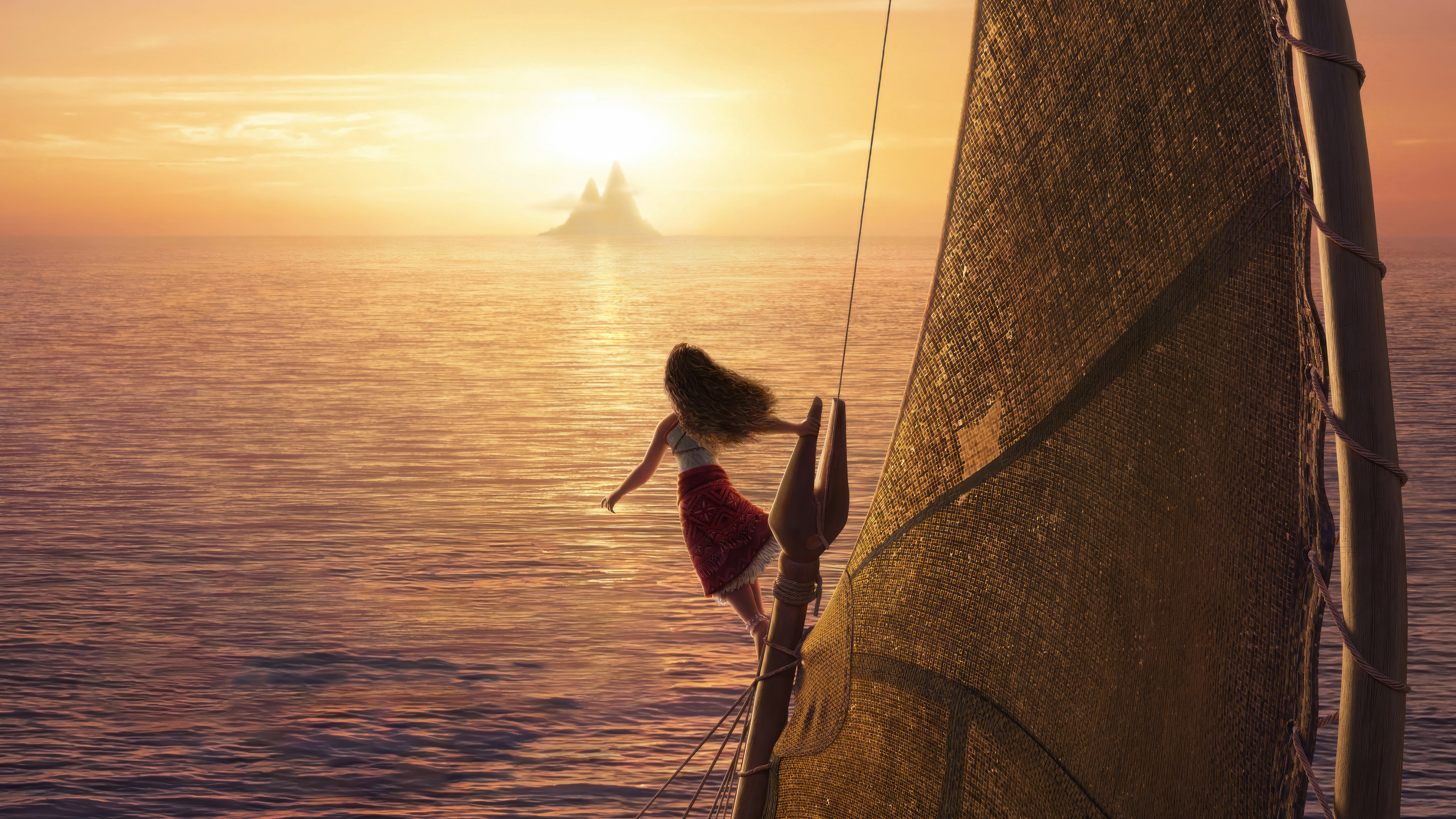 Moana 2 Poster Wallpaper 4K HD PC k