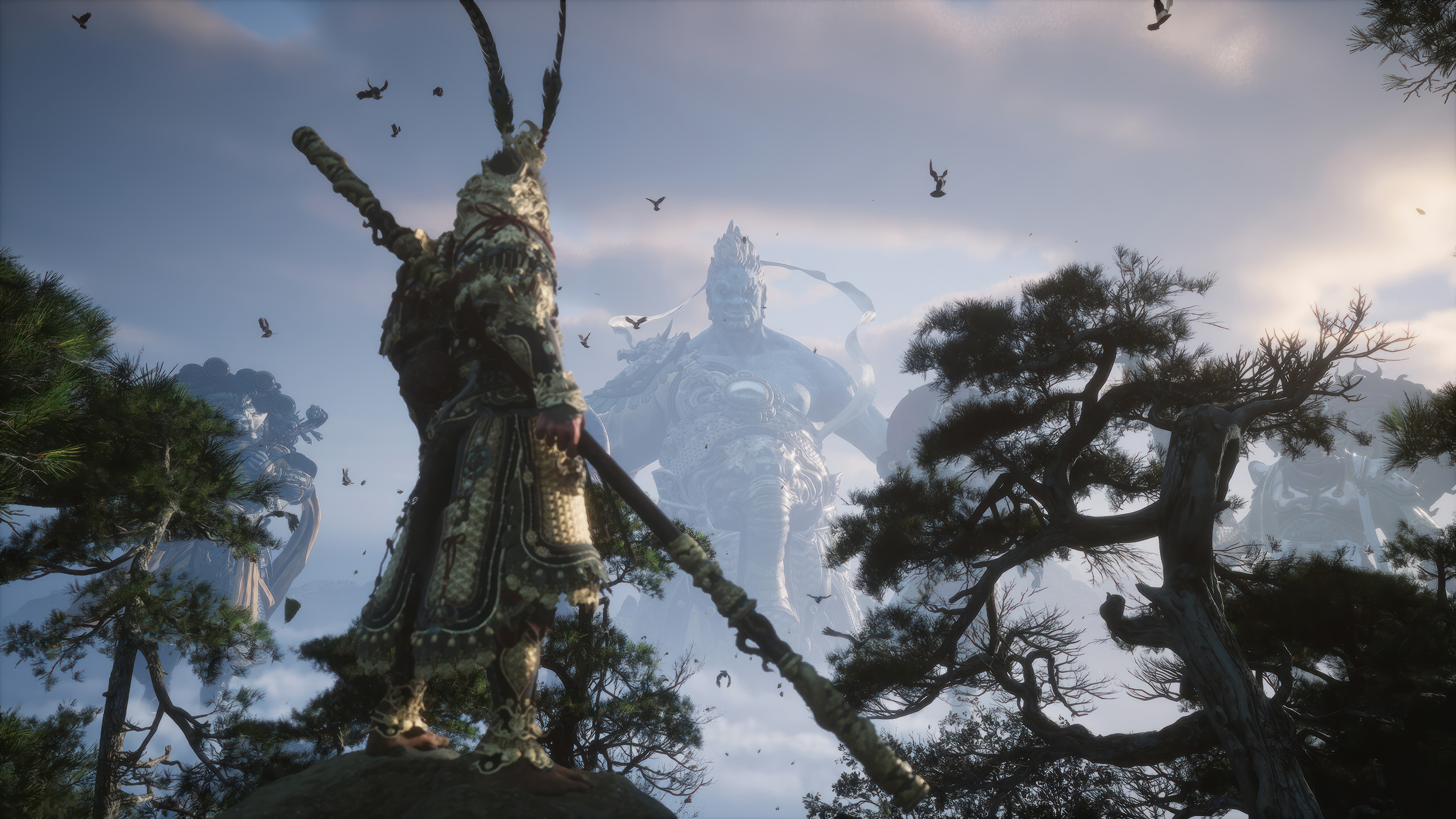Black Myth: Wukong Game 4K Wallpaper HD PC a