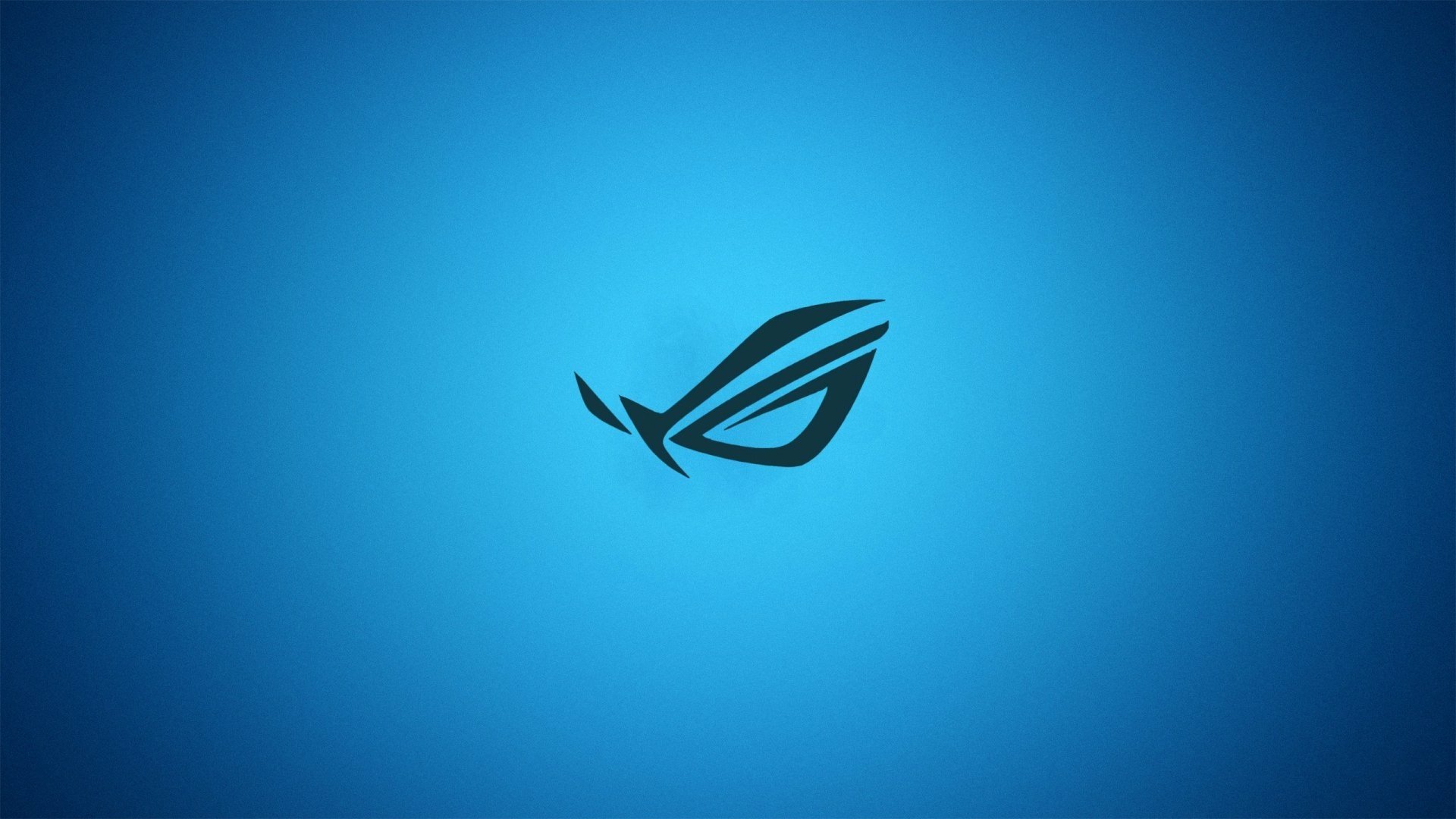 Asus ROG Blue Tech HD Wallpaper Gaming Vibe