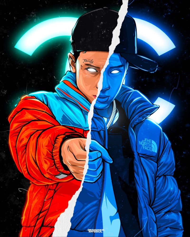 Central Cee cartoon design