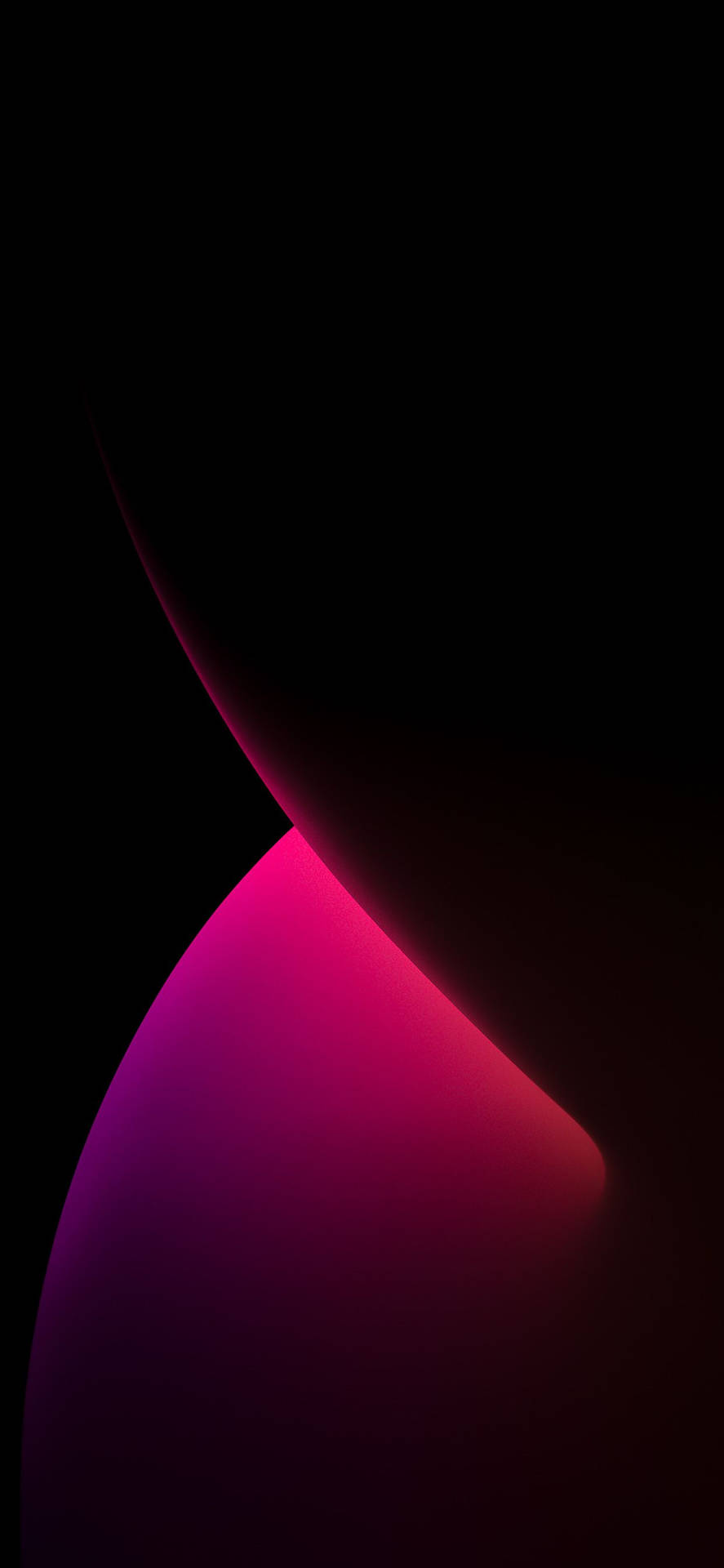 iPhone 14 Black Pink Wallpaper