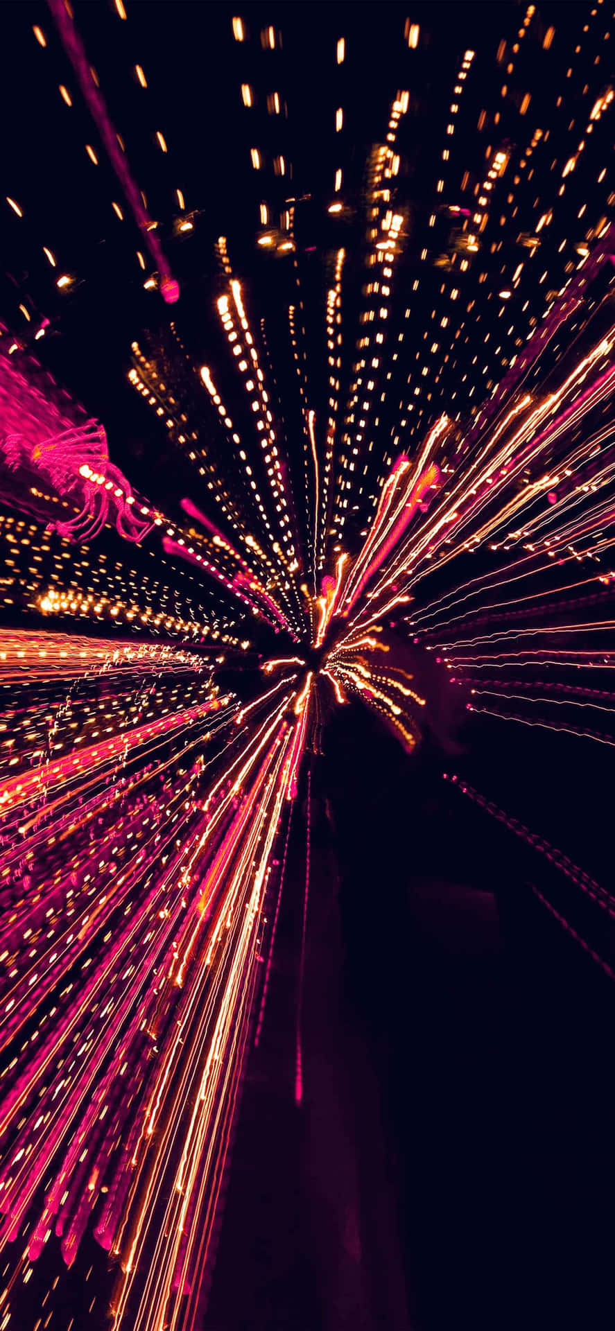 Download free Black And Pink iPhone Fireworks Wallpaper